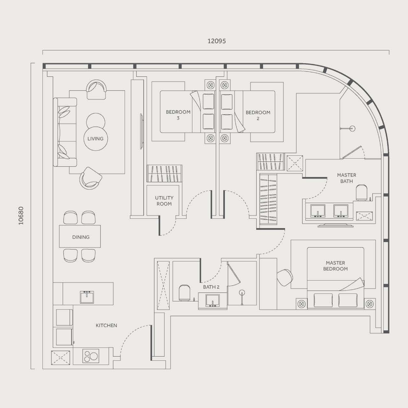 Type A floor plan