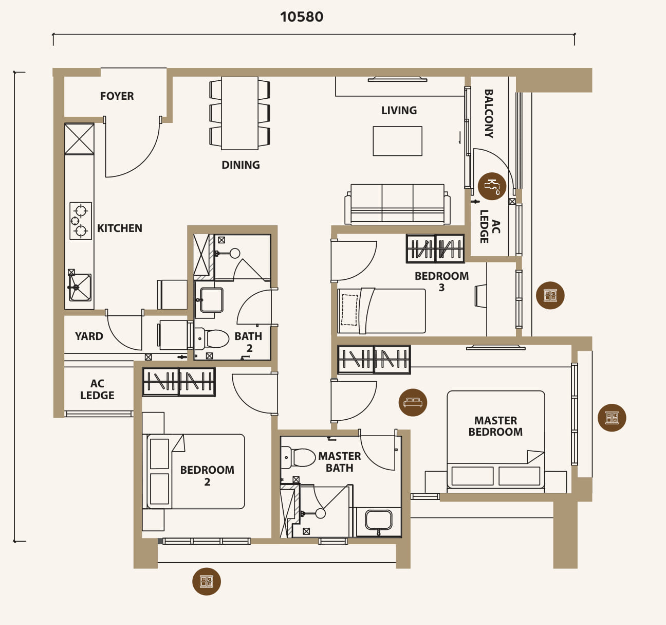 Type B2 floor plan