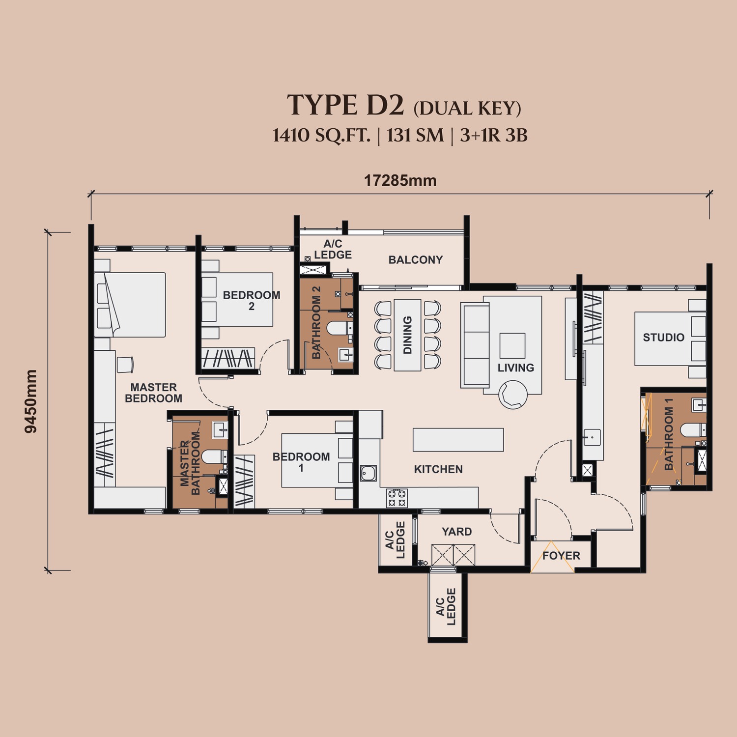 Type D2 floor plan