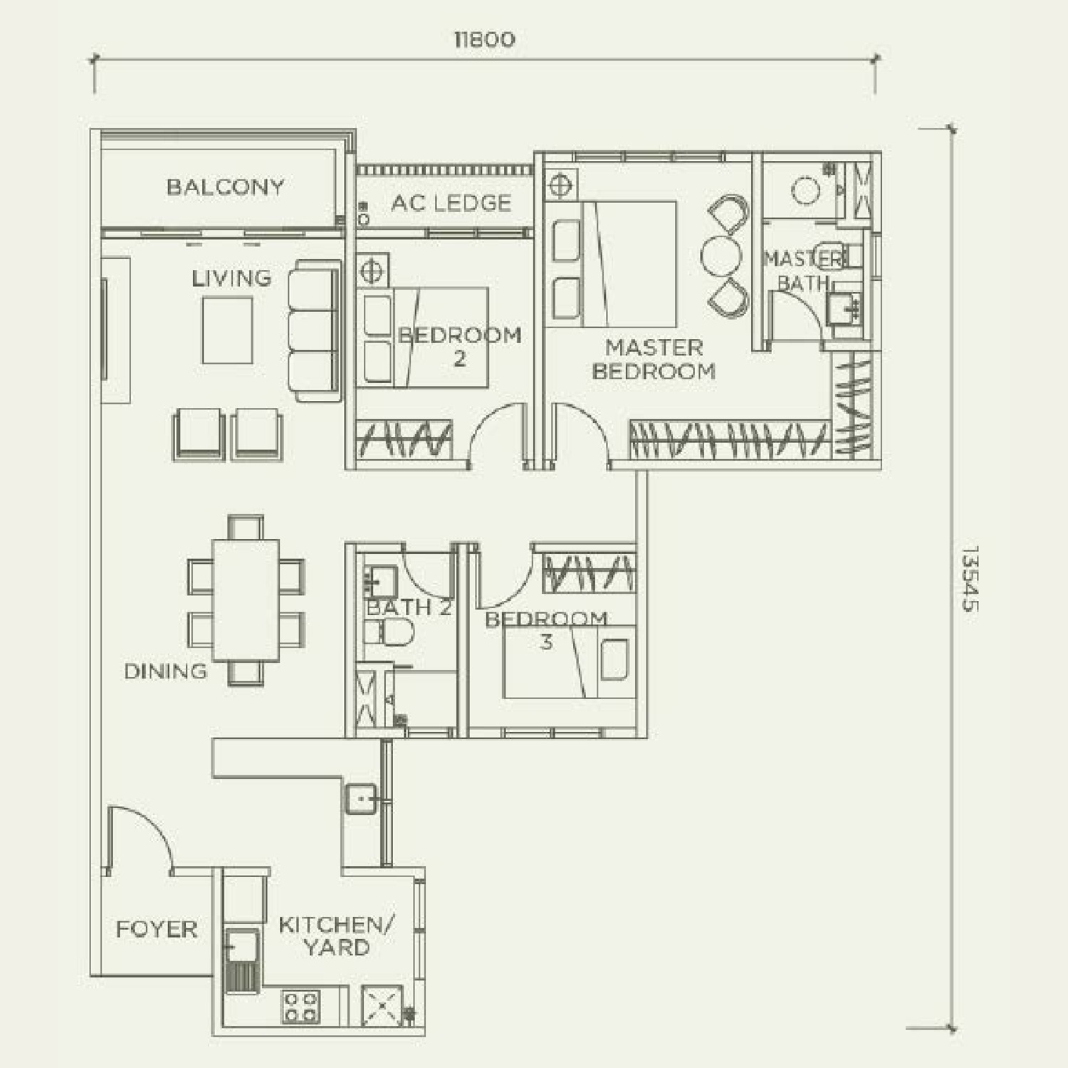 Type D floor plan