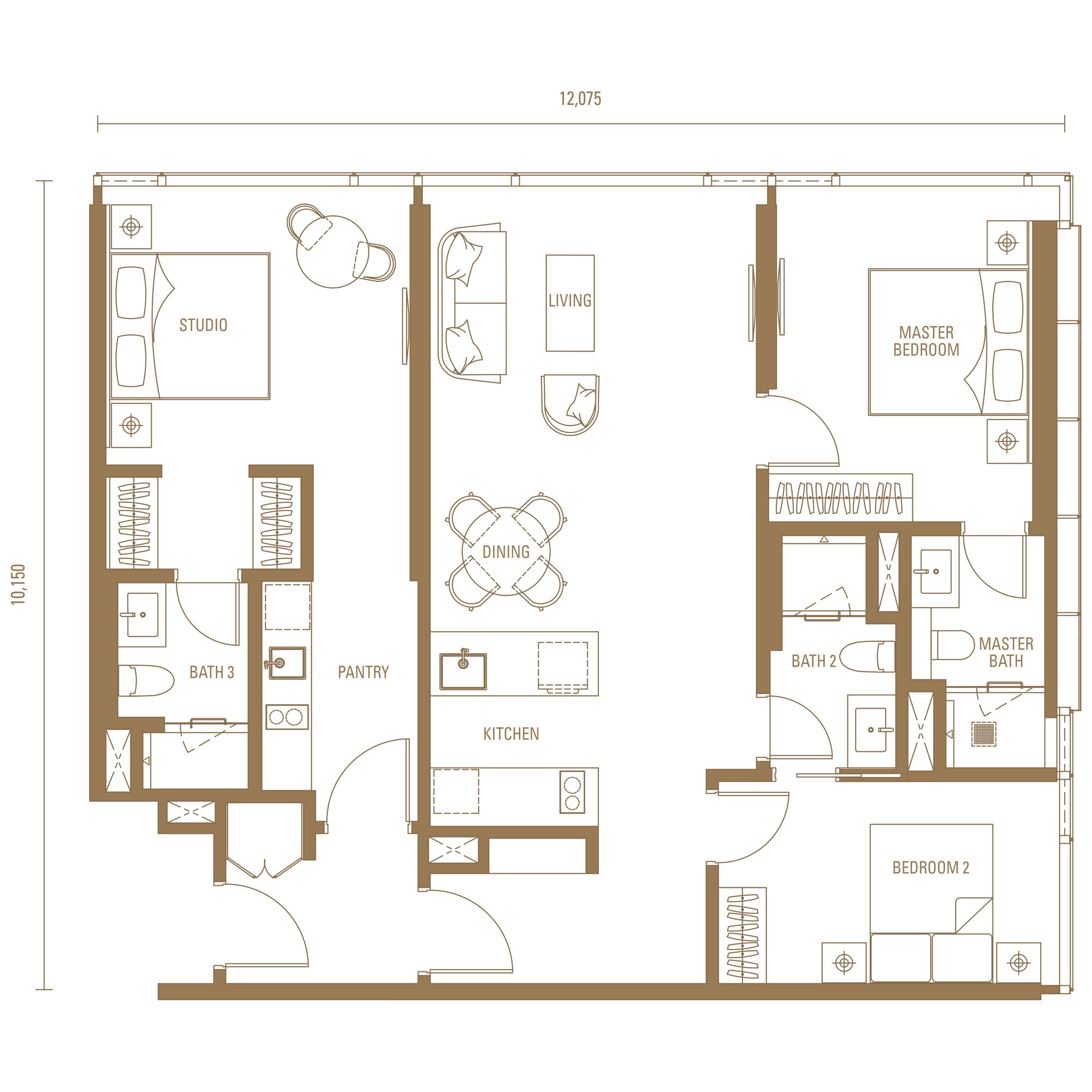 Type DK1 floor plan