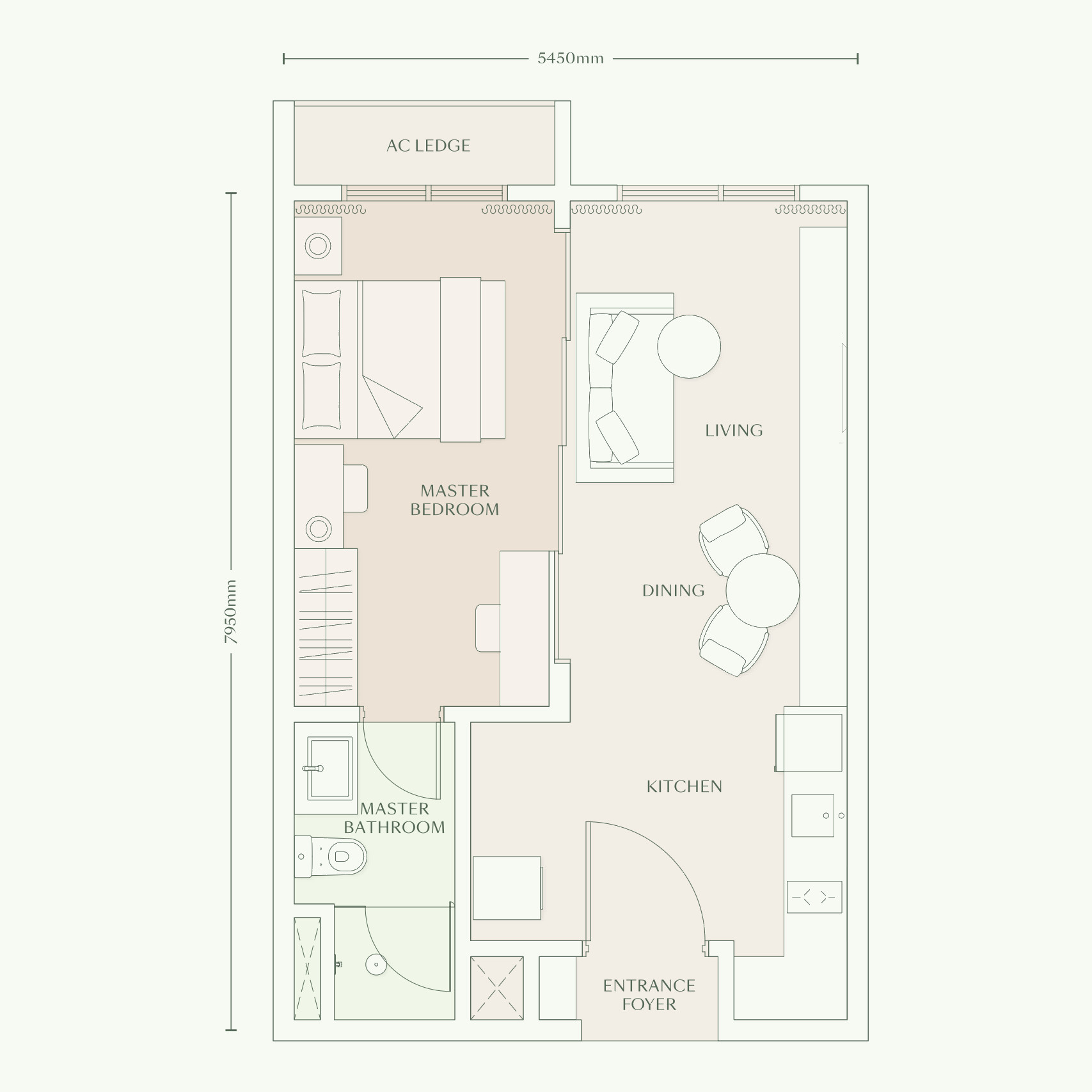 Type A floor plan