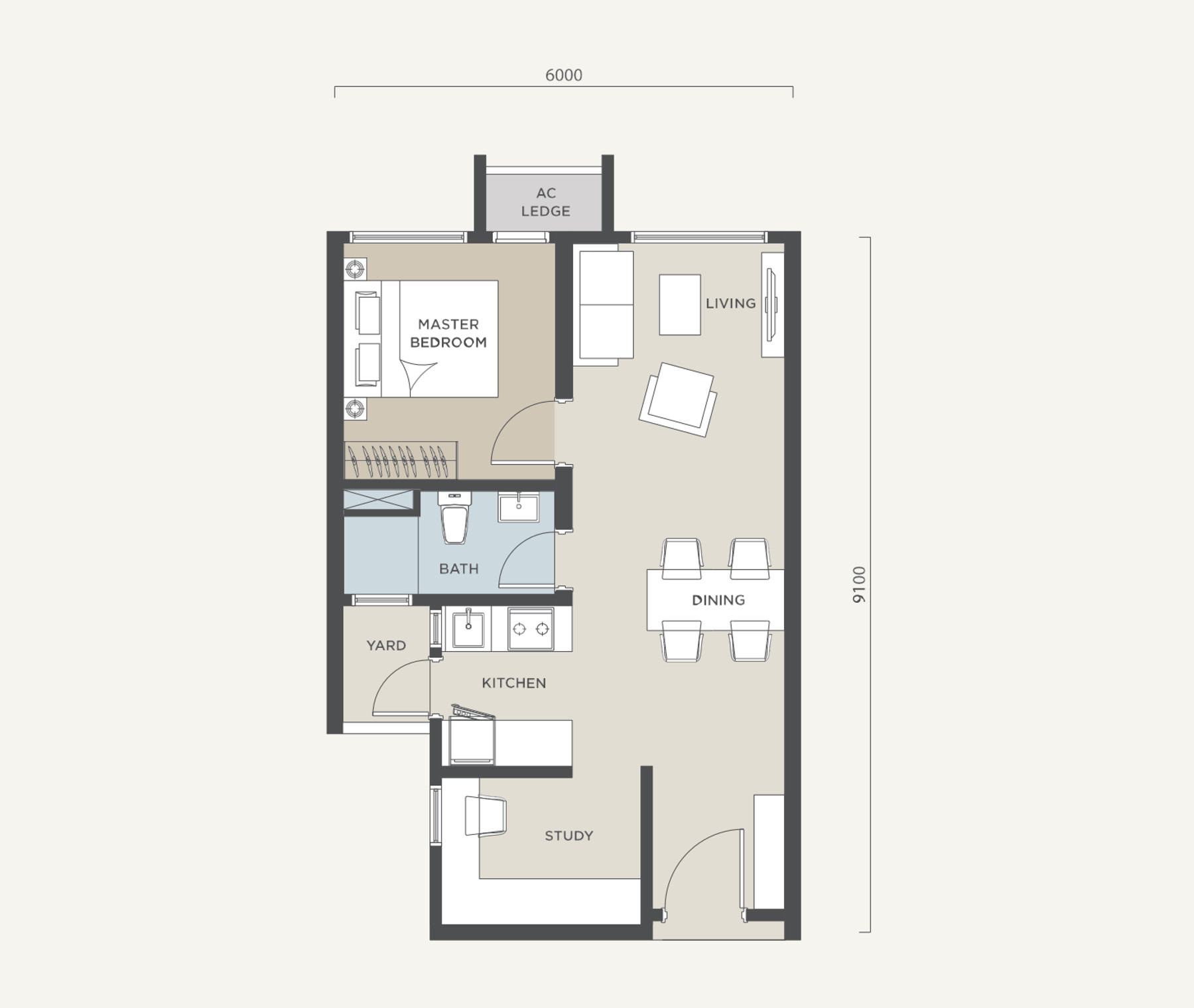 Type D floor plan