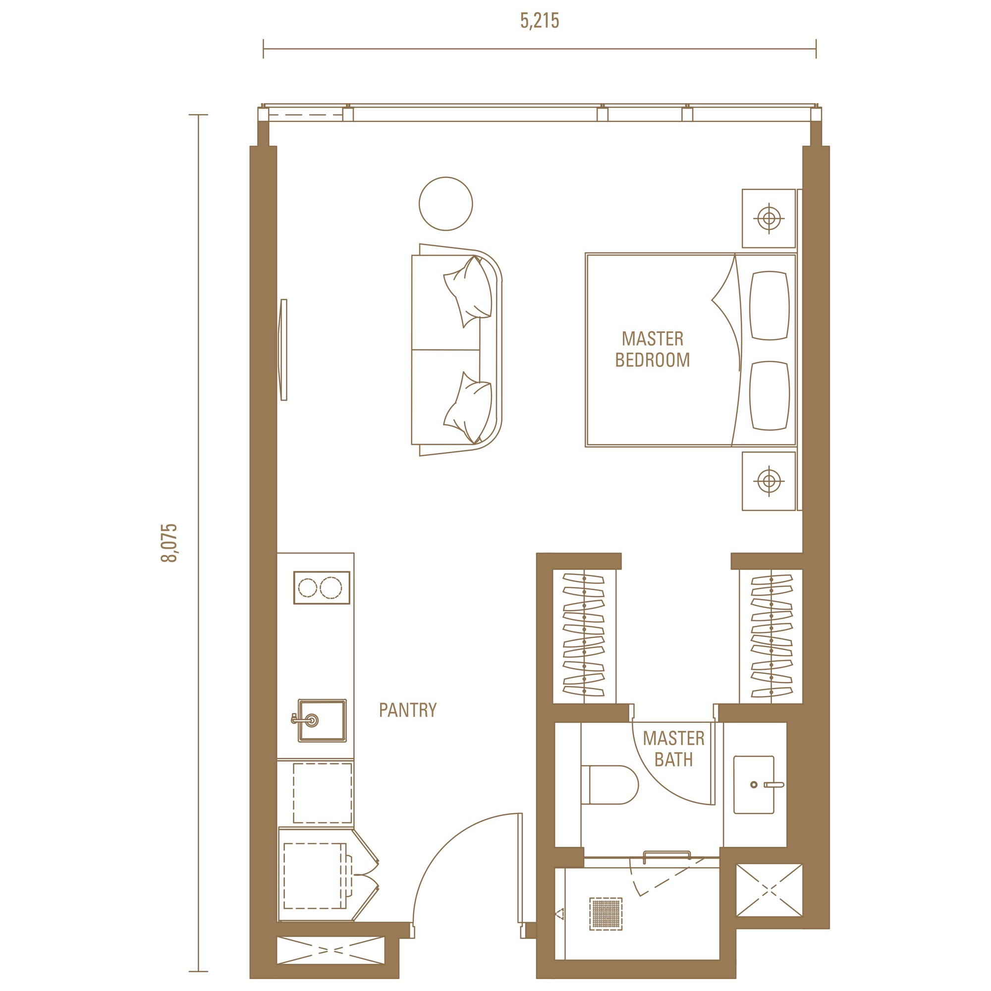 Type S1 floor plan