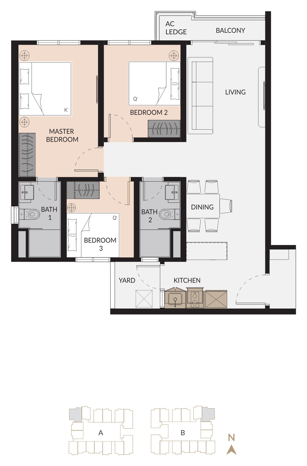 Type E floor plan