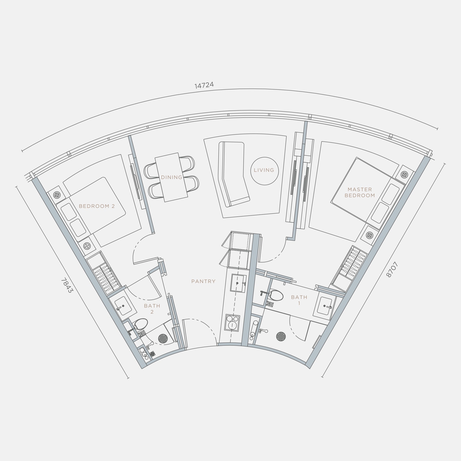 Type C3 floor plan