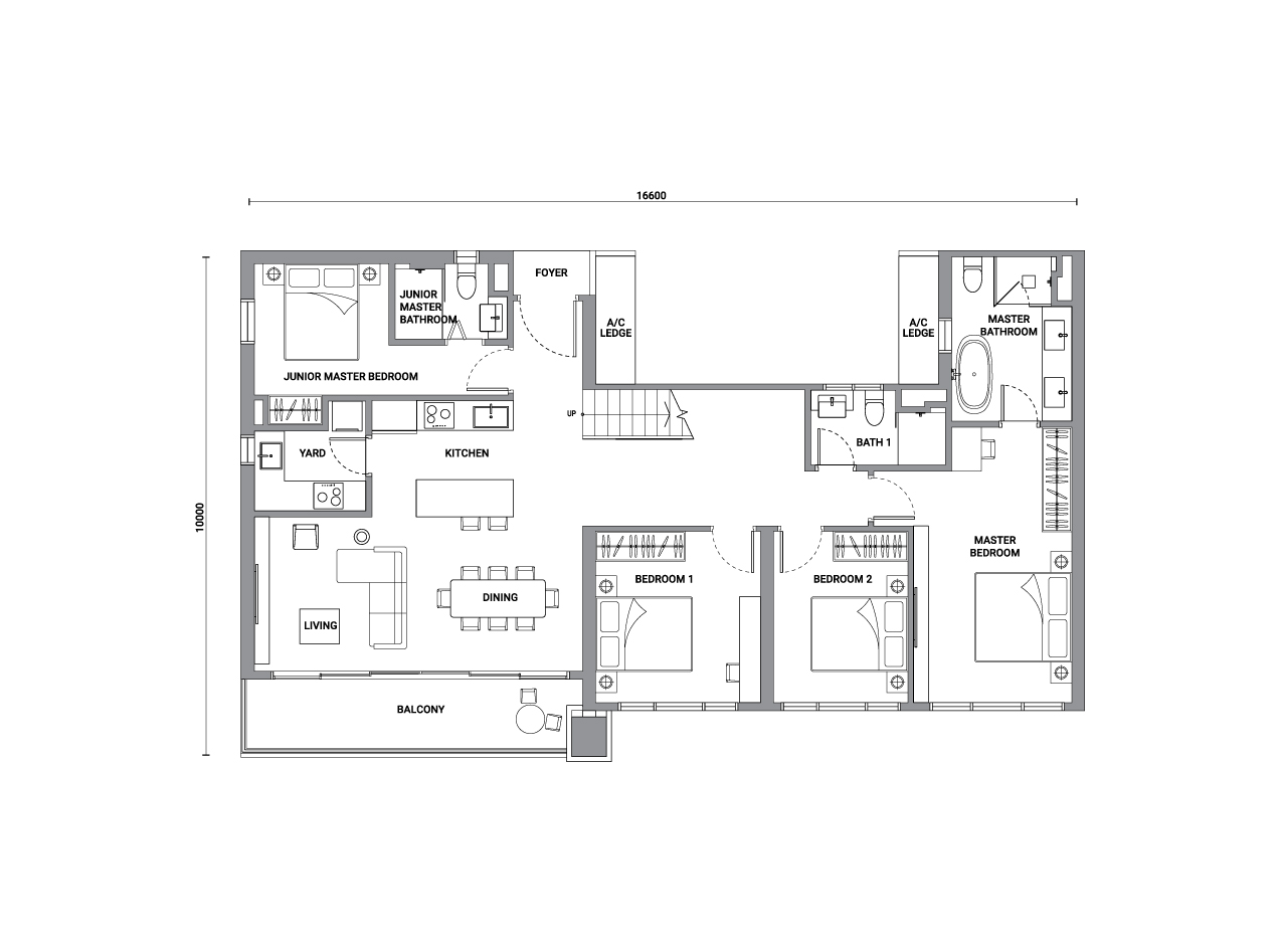 Type RG1 floor plan