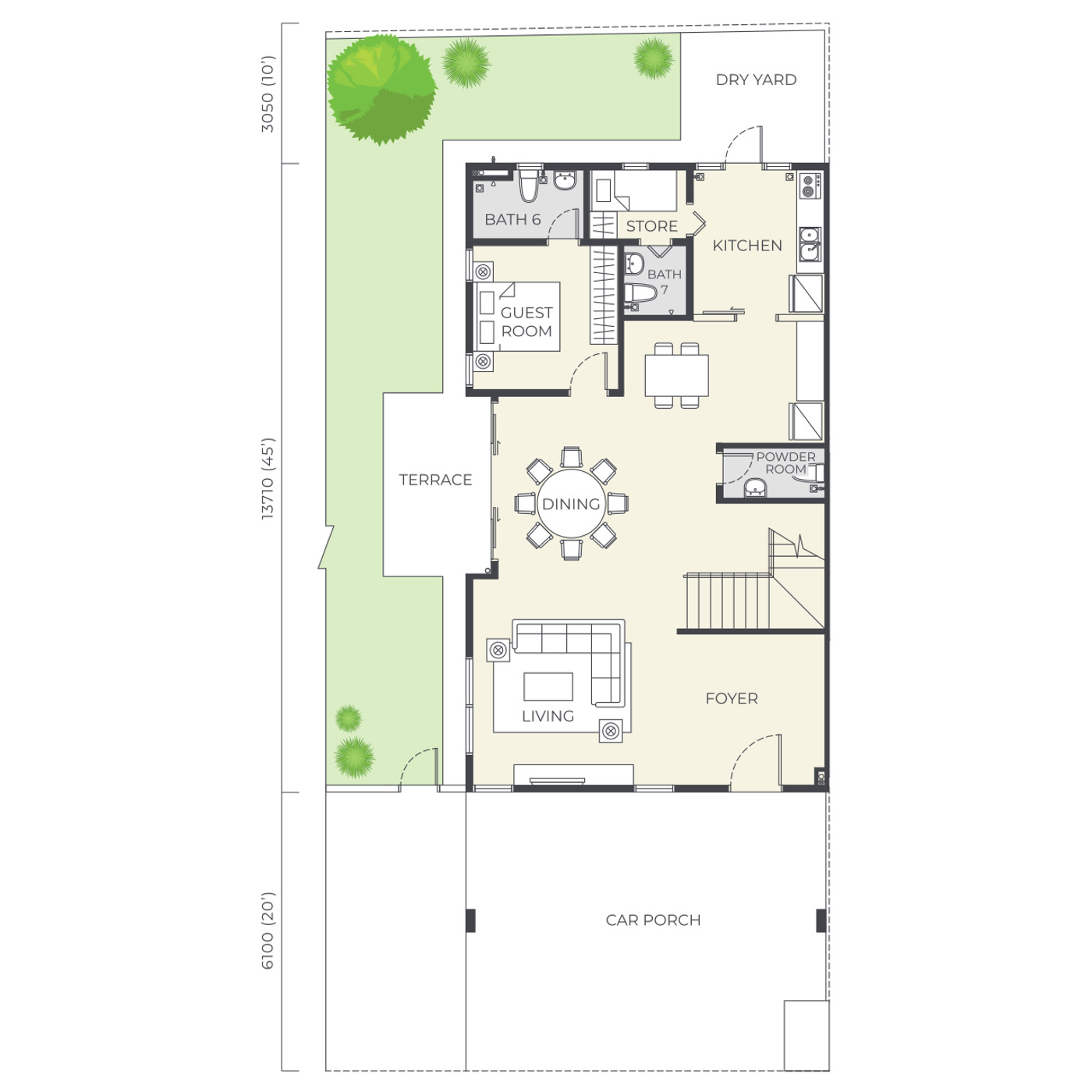 Type B floor plan