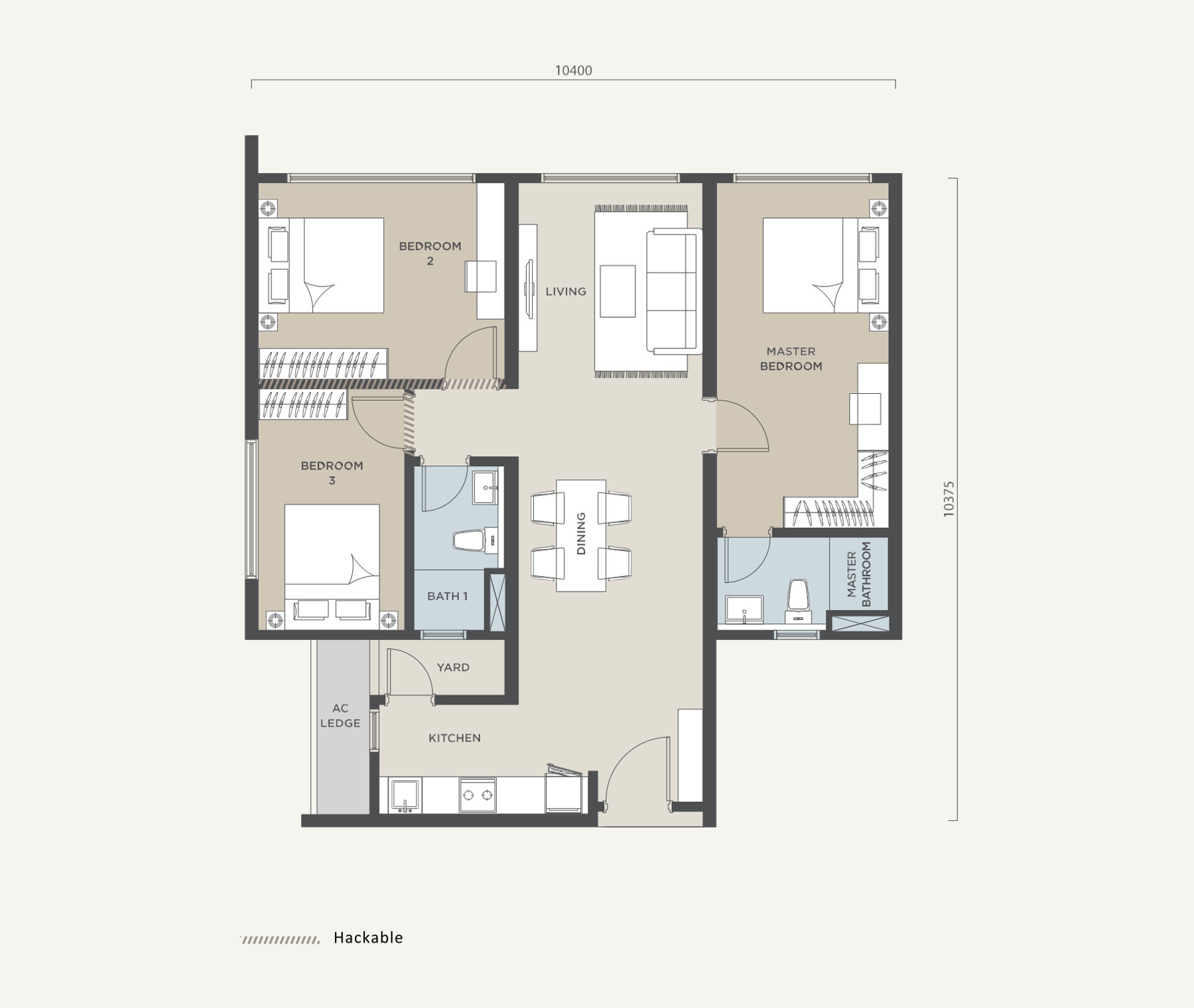 Type B floor plan