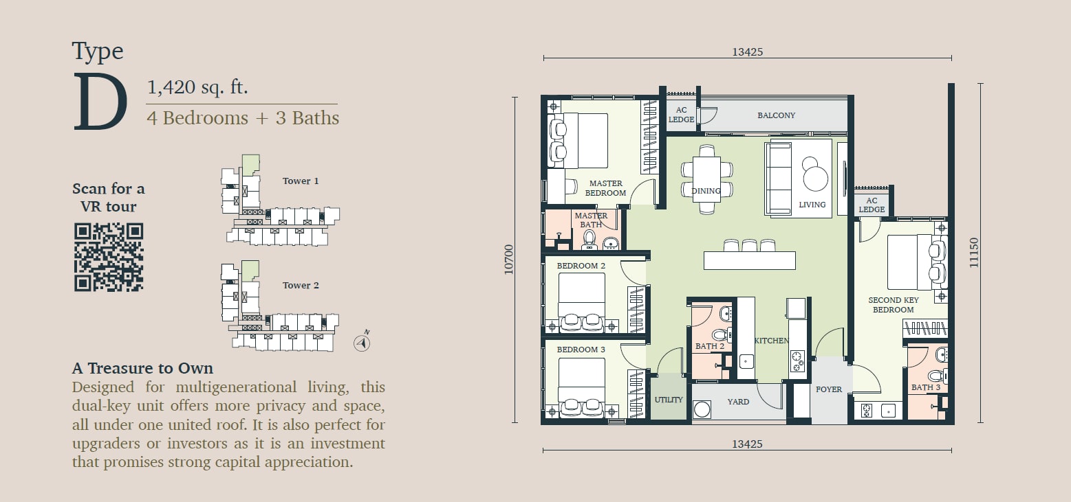 Type D floor plan