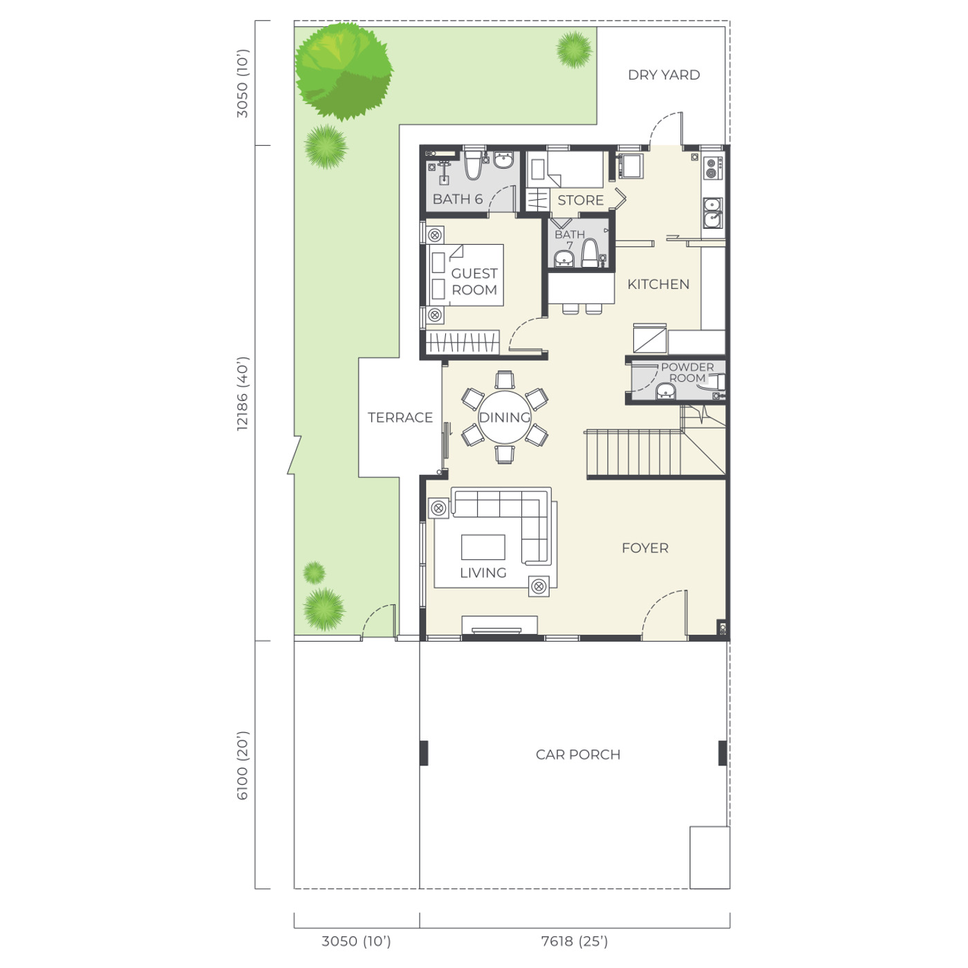 Type A floor plan