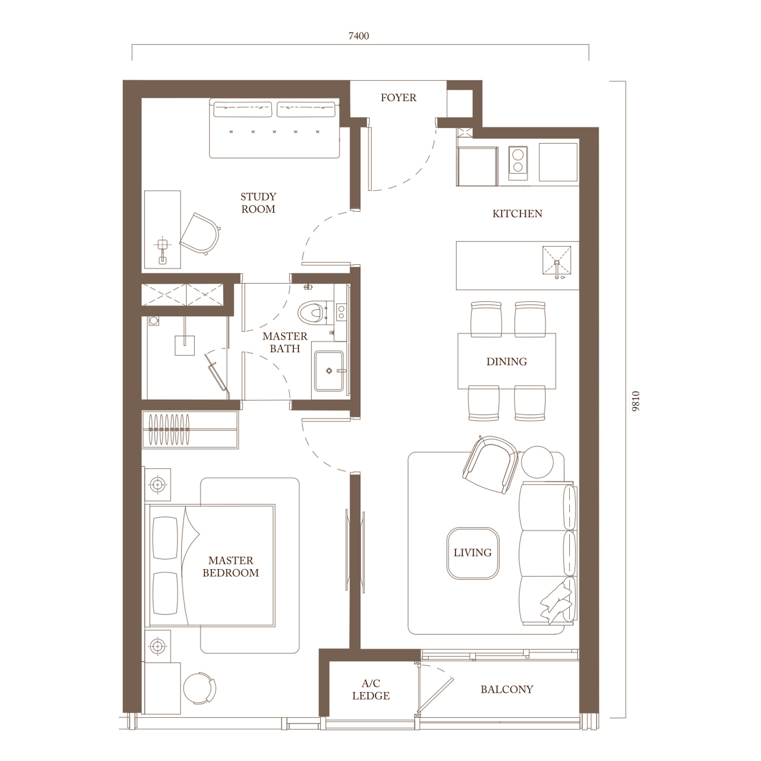 Type B2 floor plan