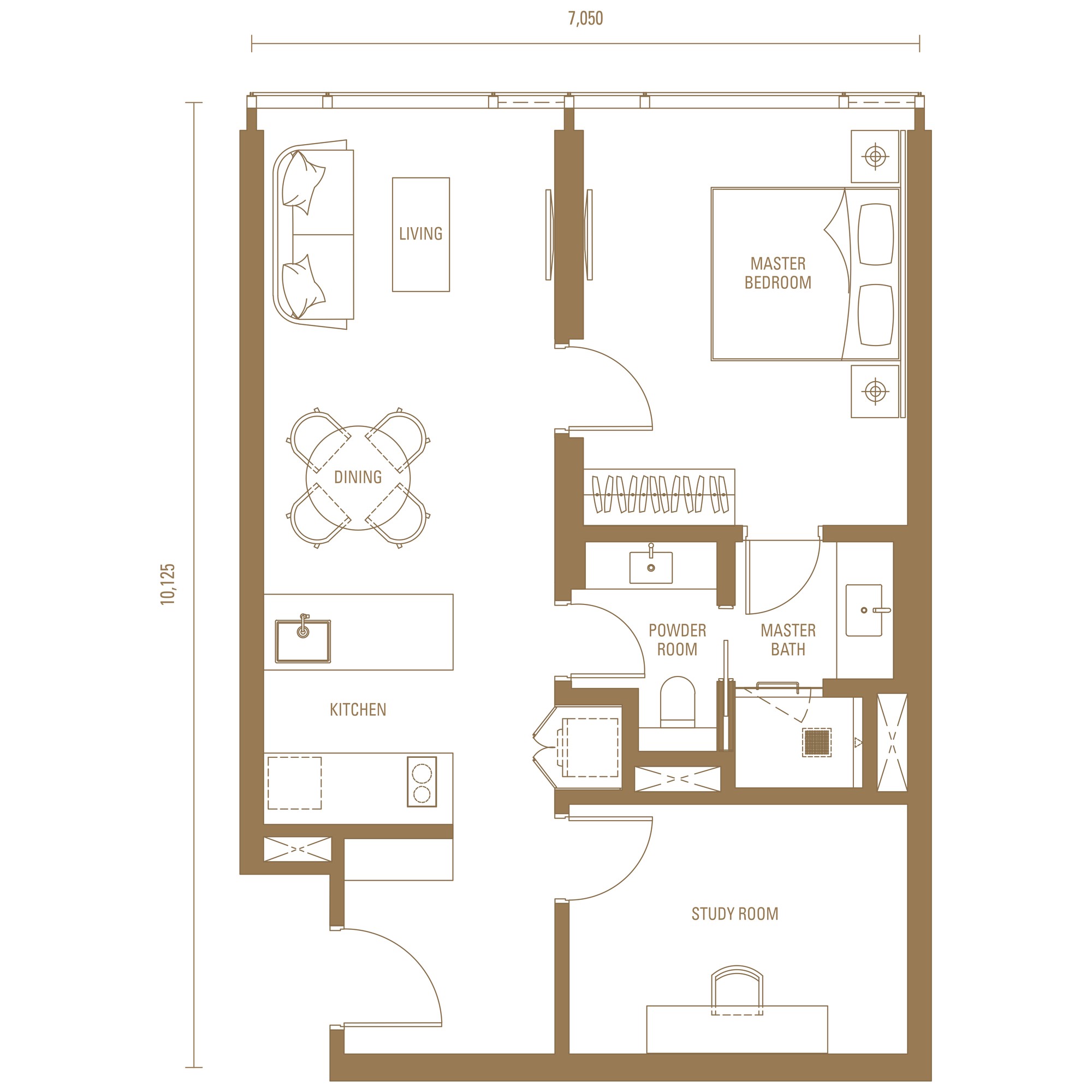 Type J2 floor plan