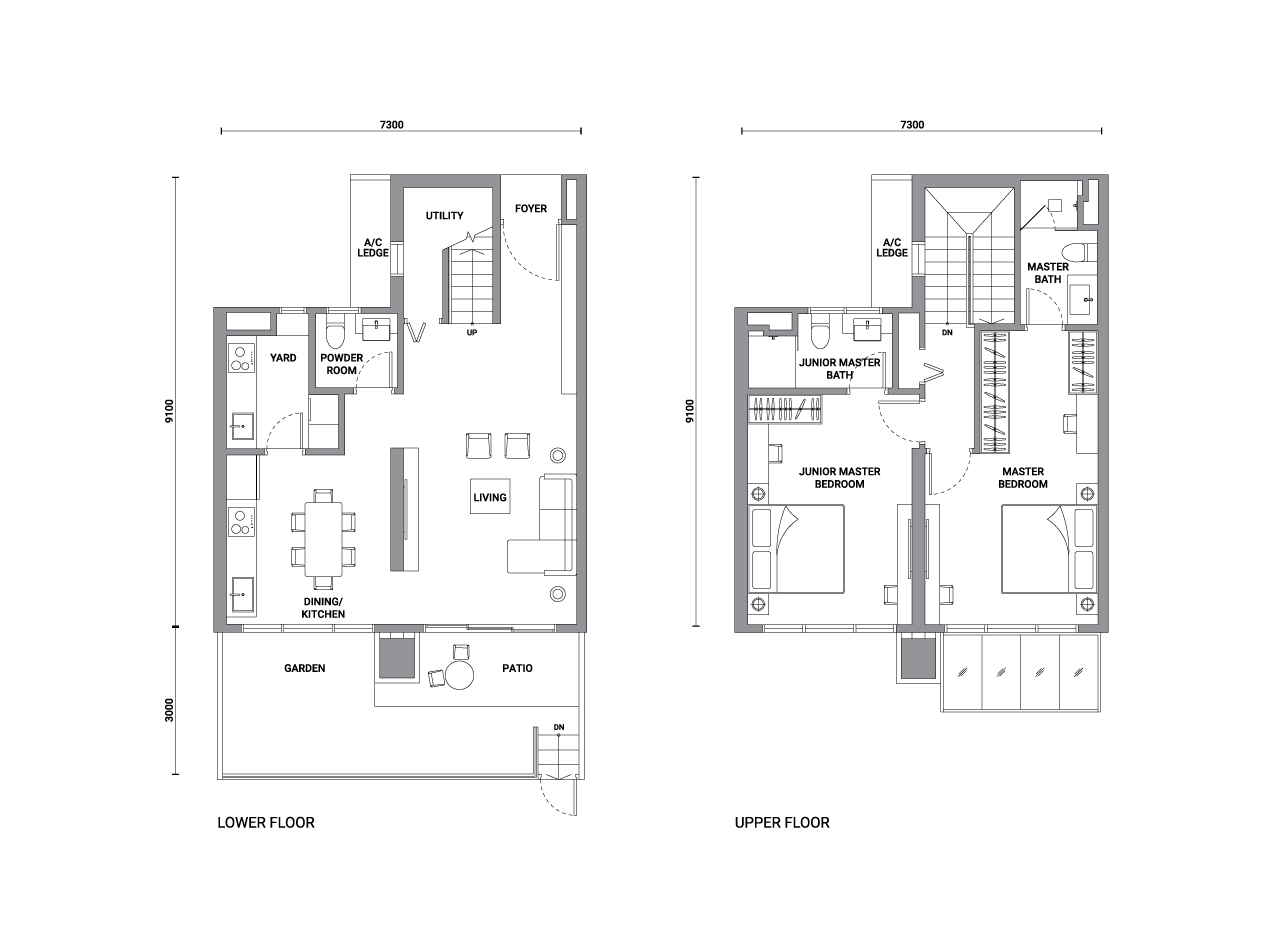 Type G2 floor plan
