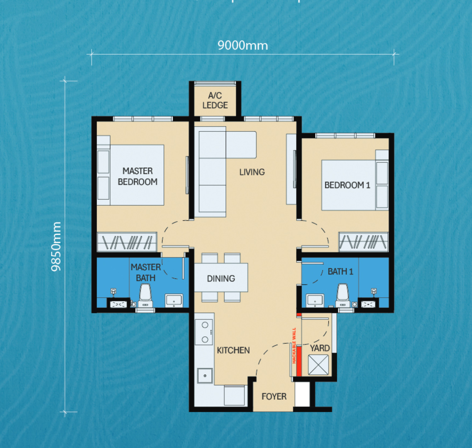 Type A floor plan