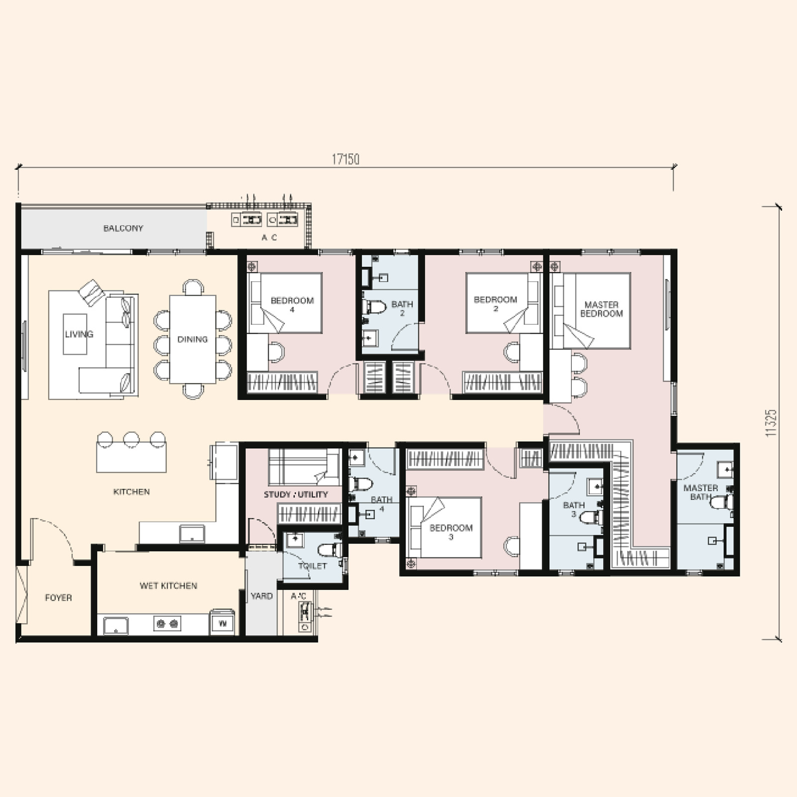 Type D floor plan
