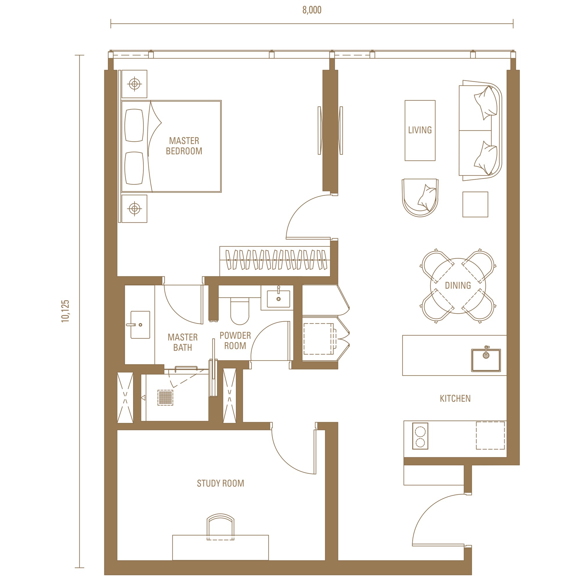 Type J4 floor plan