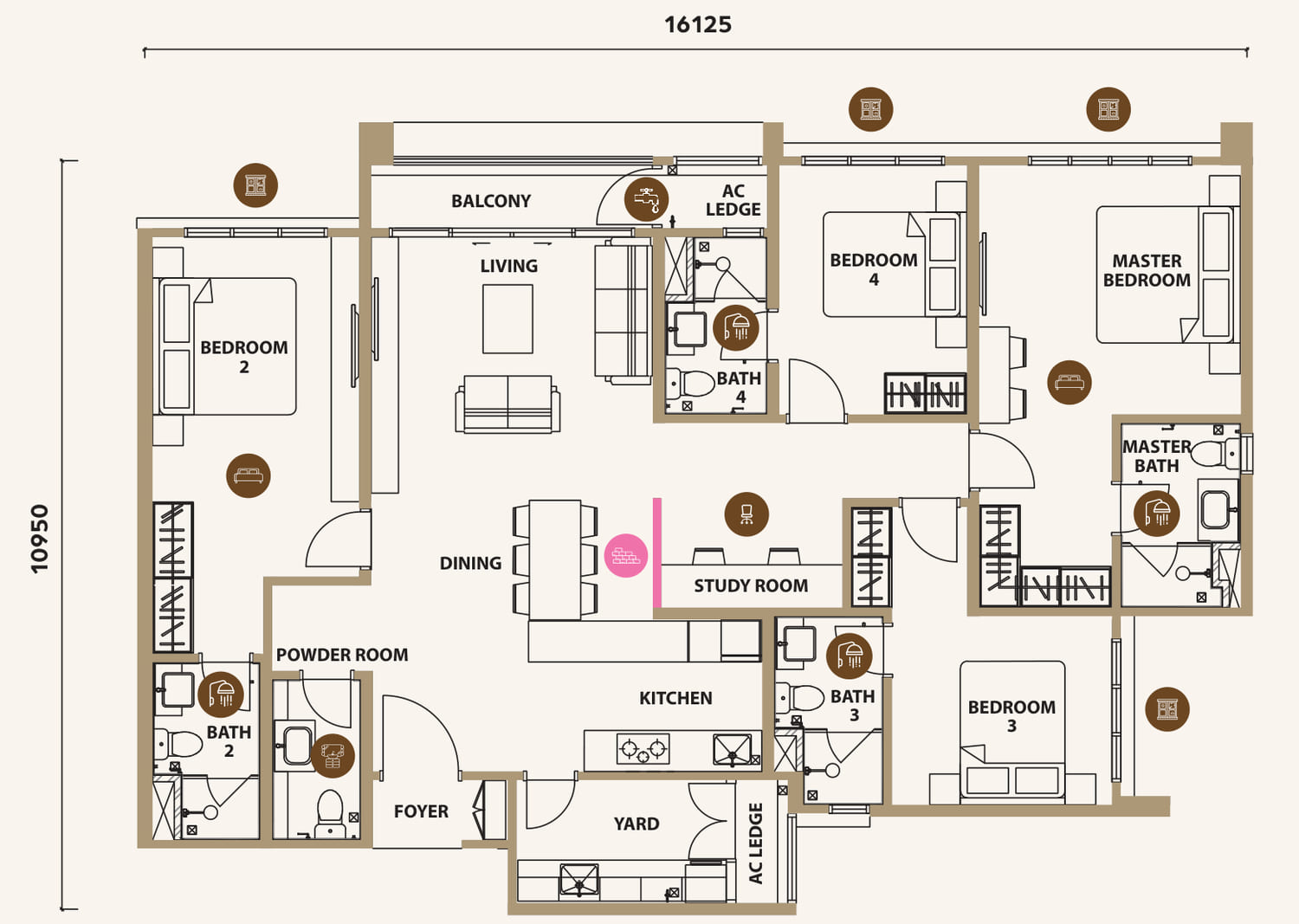 Type D floor plan