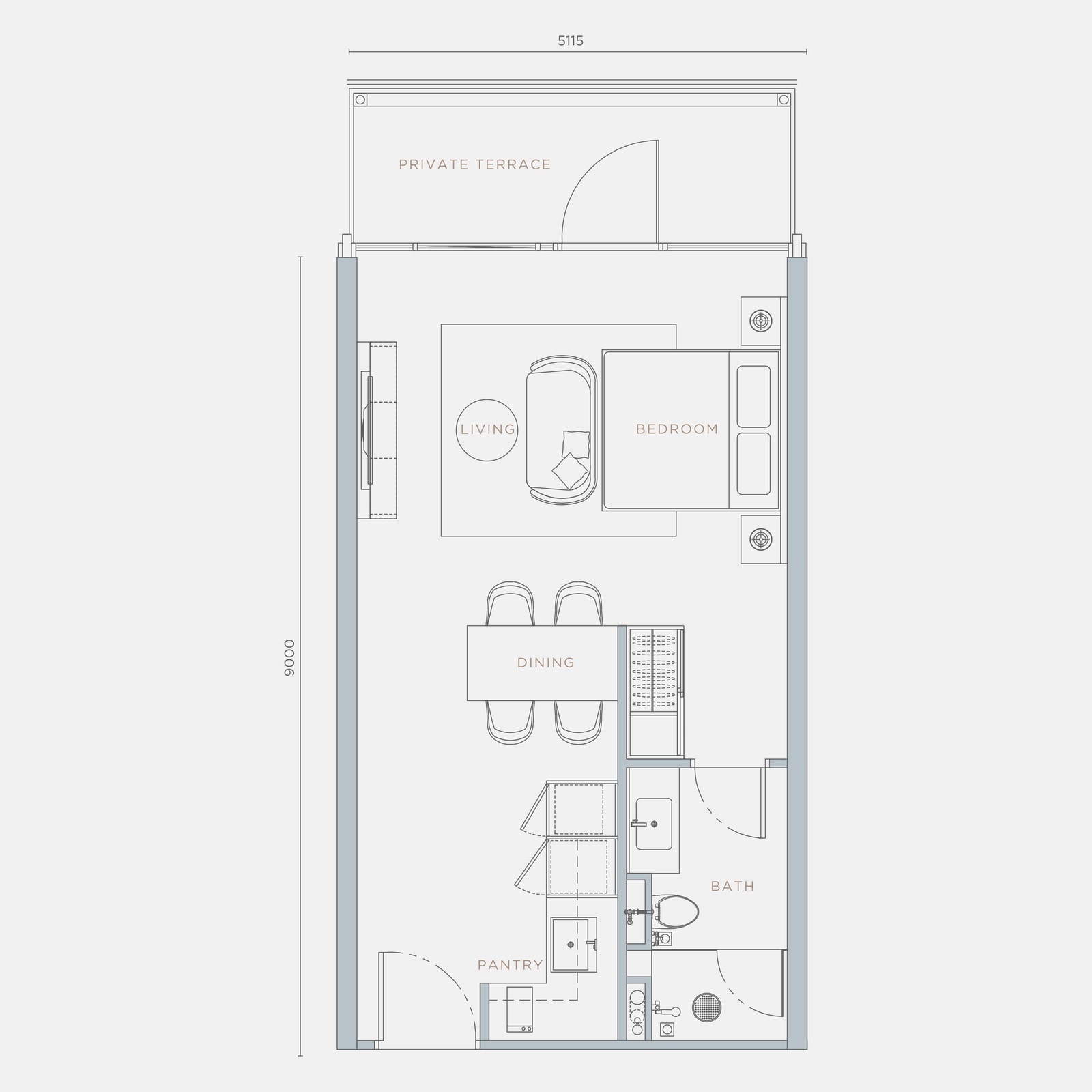 Type A4-T floor plan