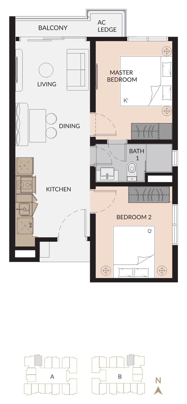Type B floor plan