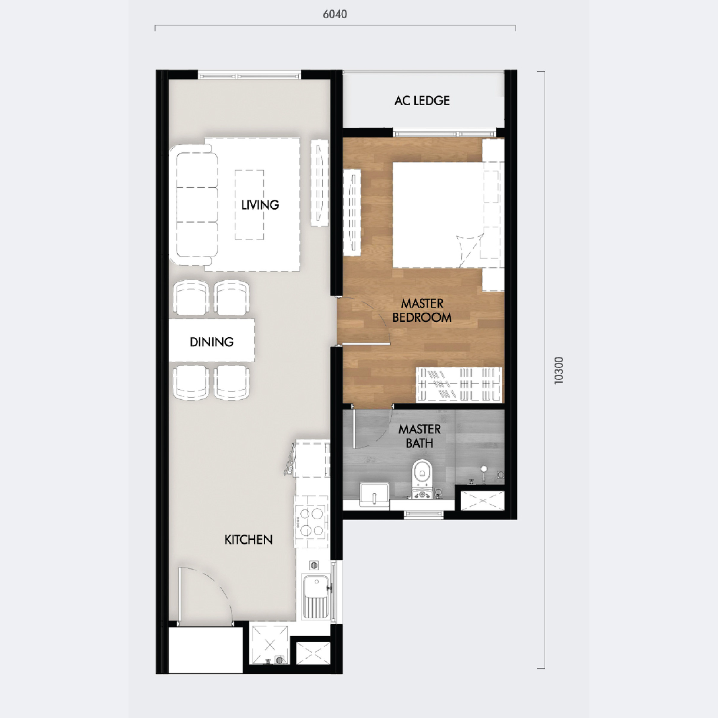 Type A floor plan
