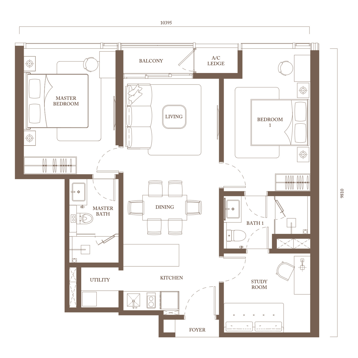 Type C2 floor plan