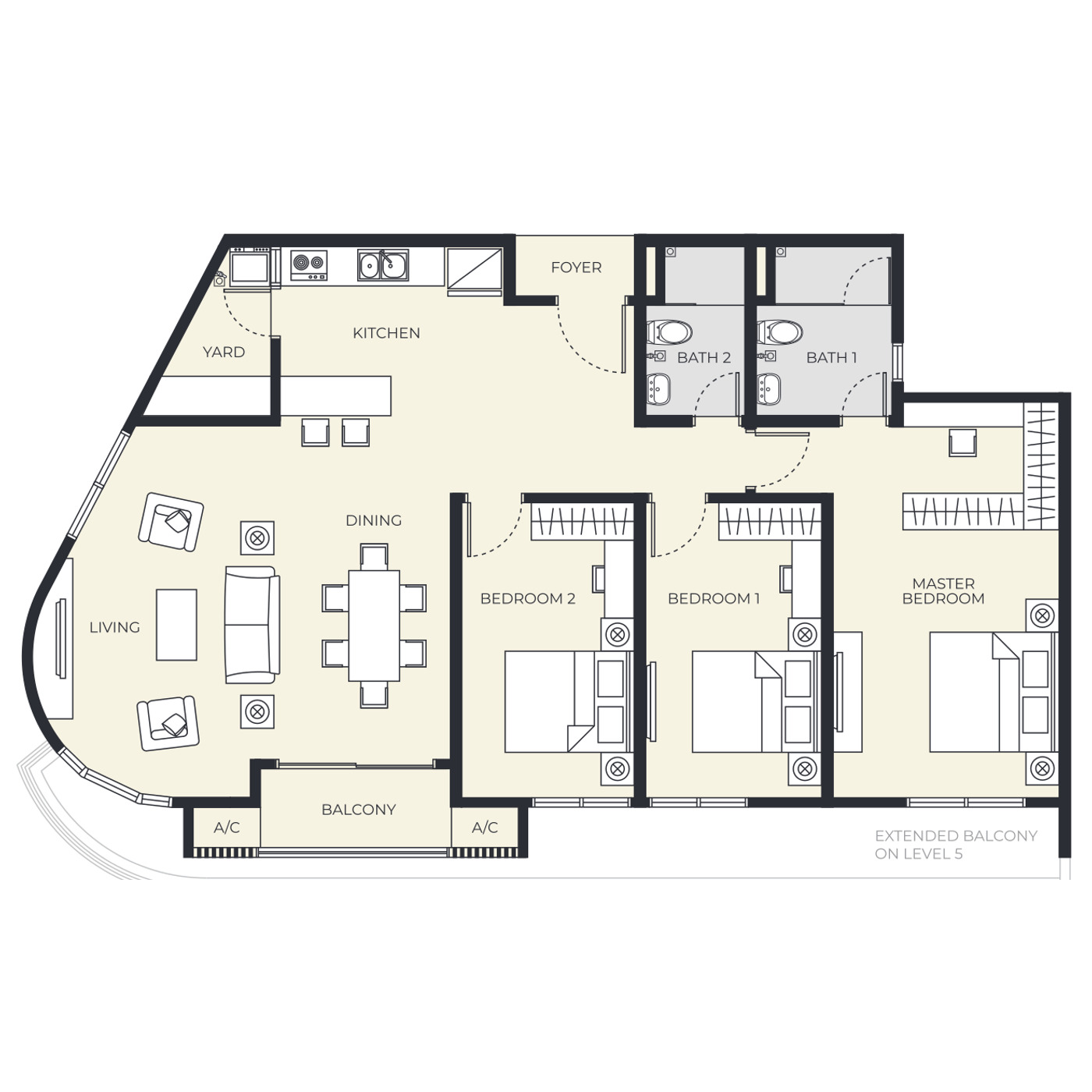 Type C floor plan