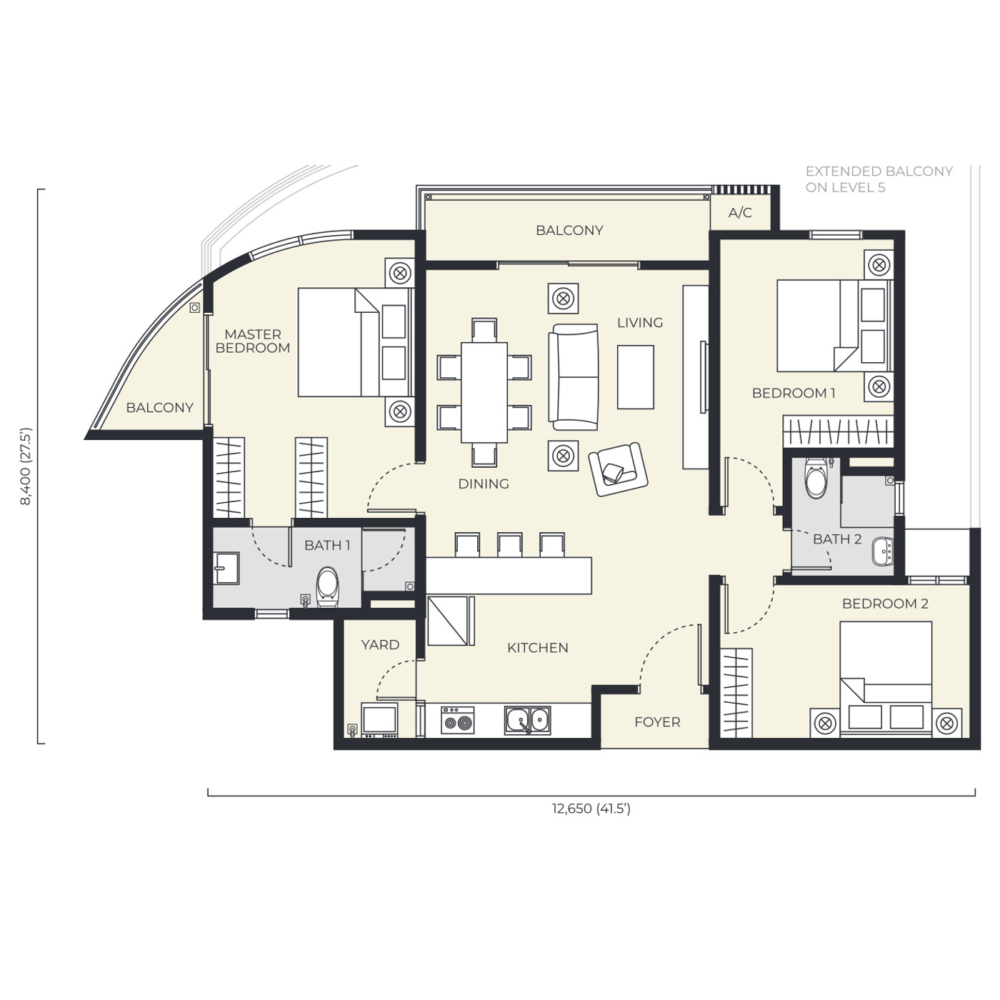 Type D floor plan