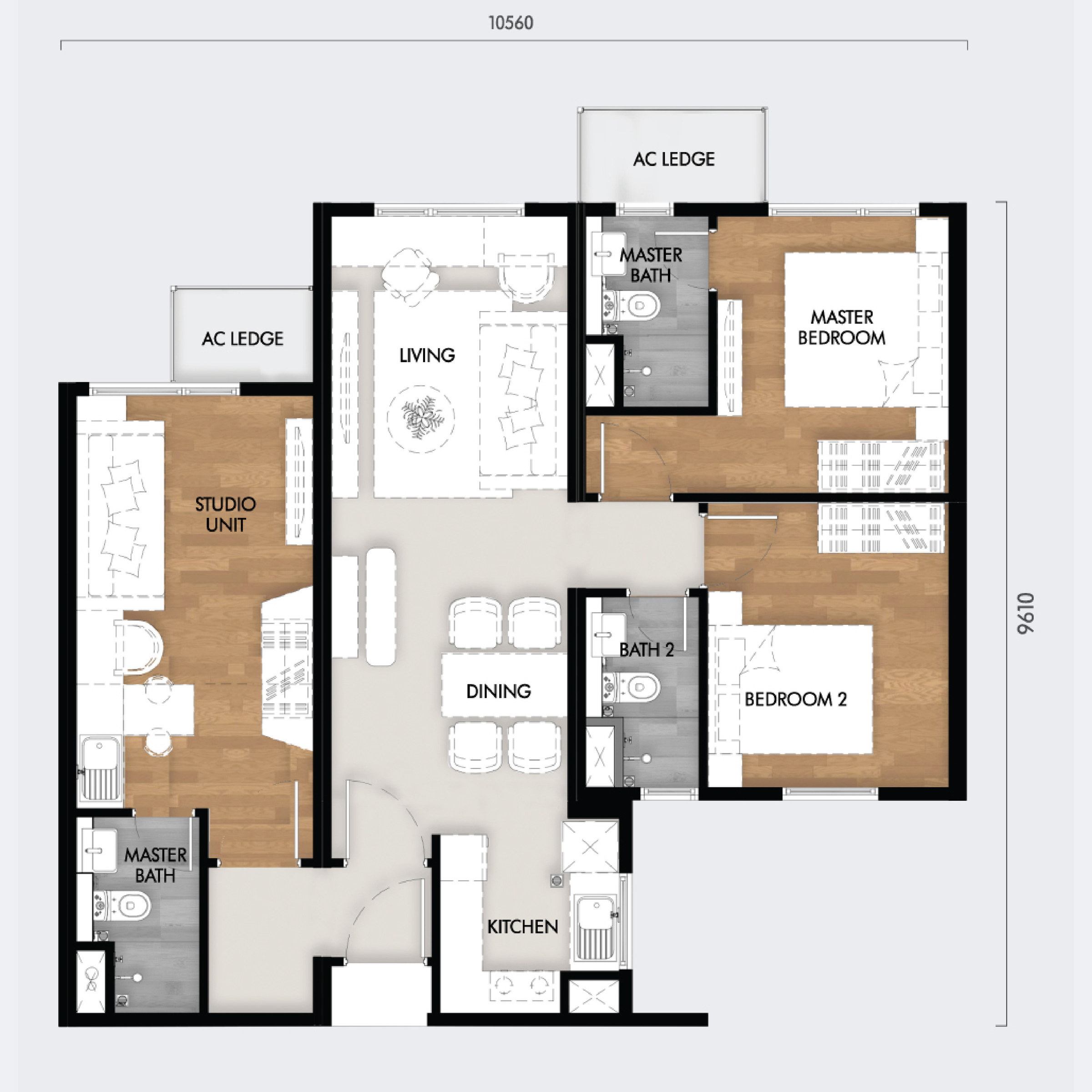 Type D floor plan