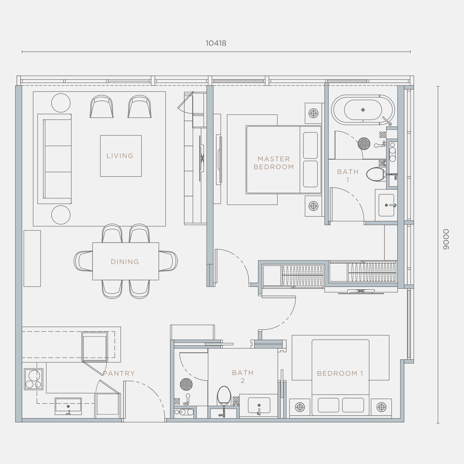 Type C4 floor plan