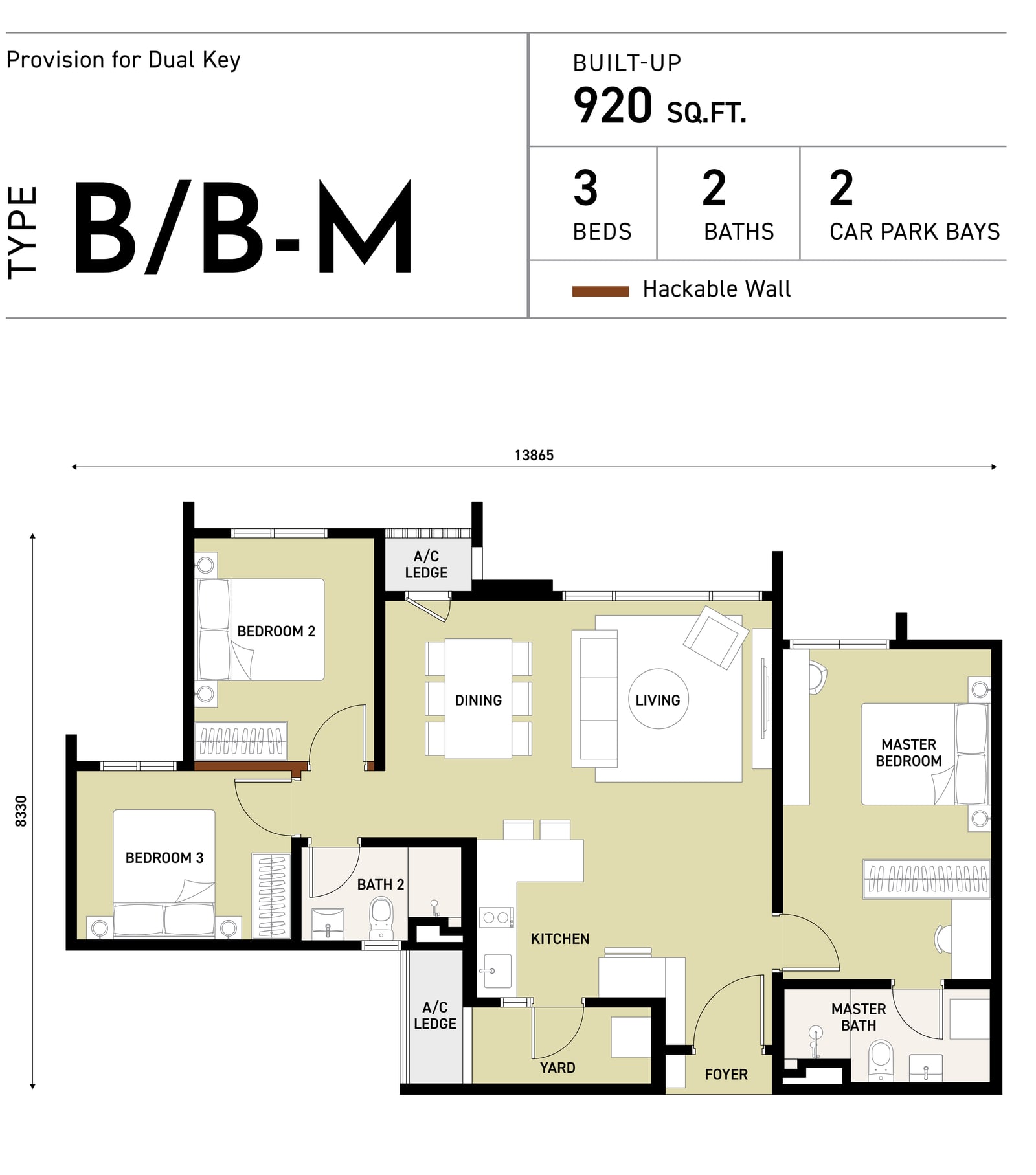 Type B floor plan