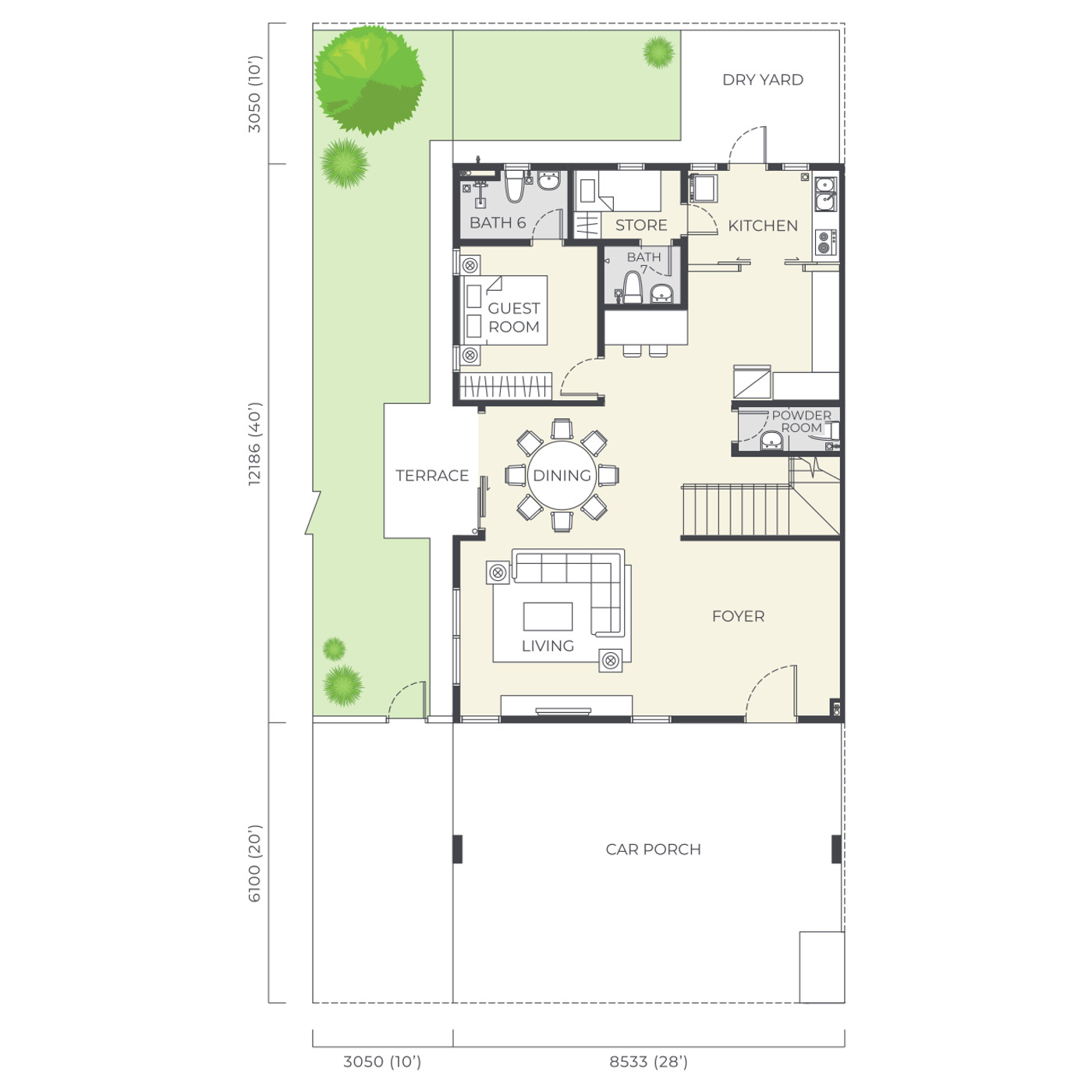 Type D floor plan
