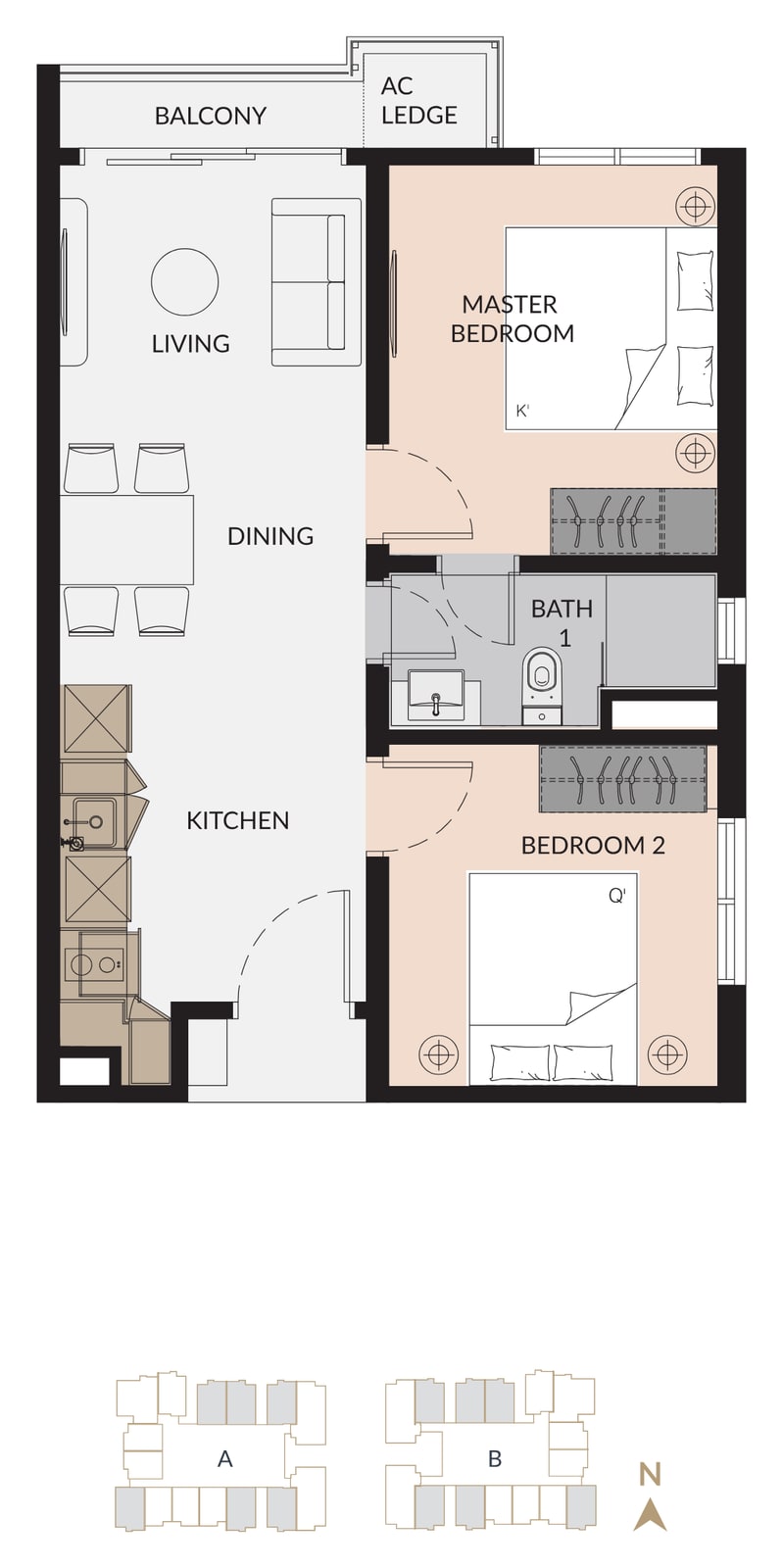 Type C floor plan