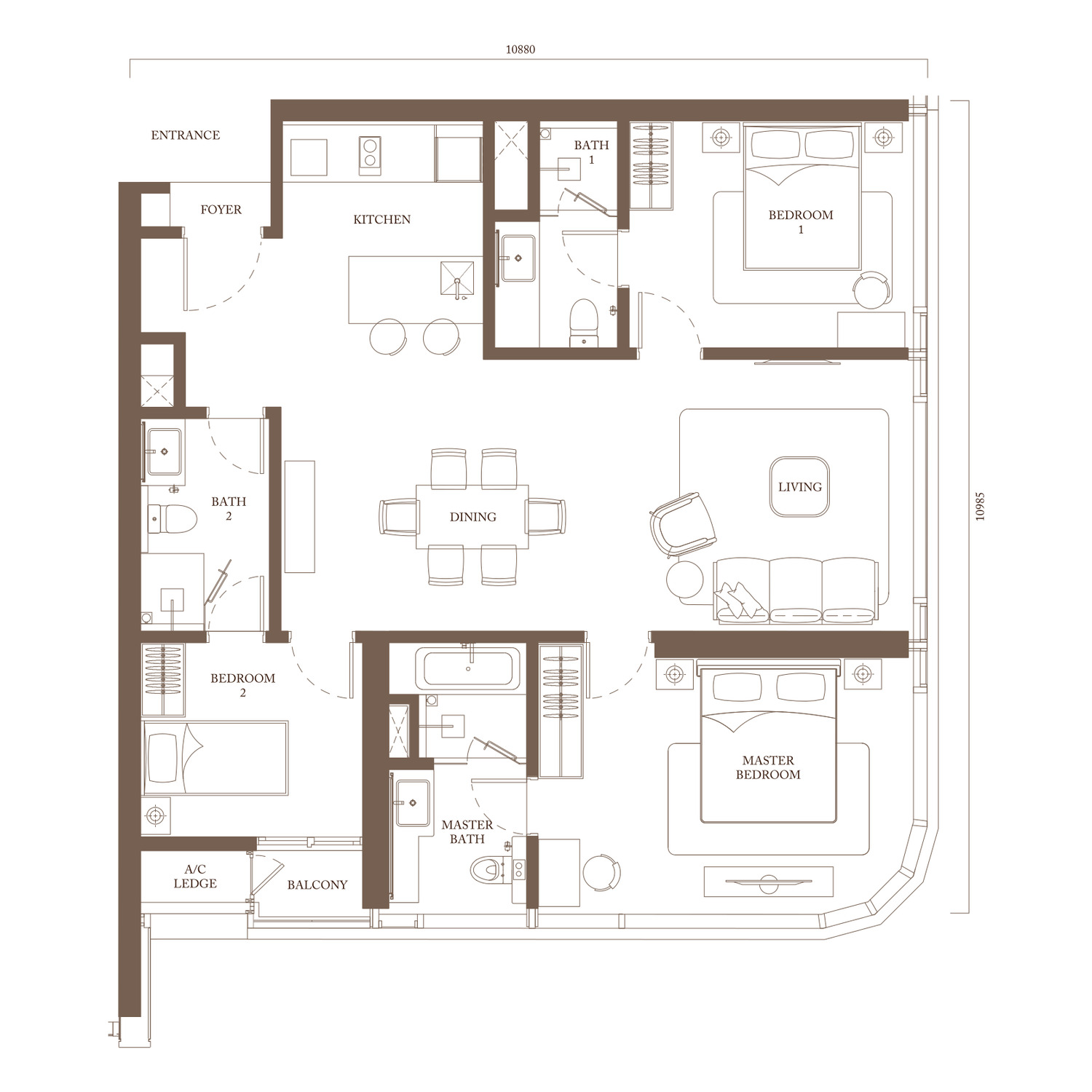 Type D floor plan