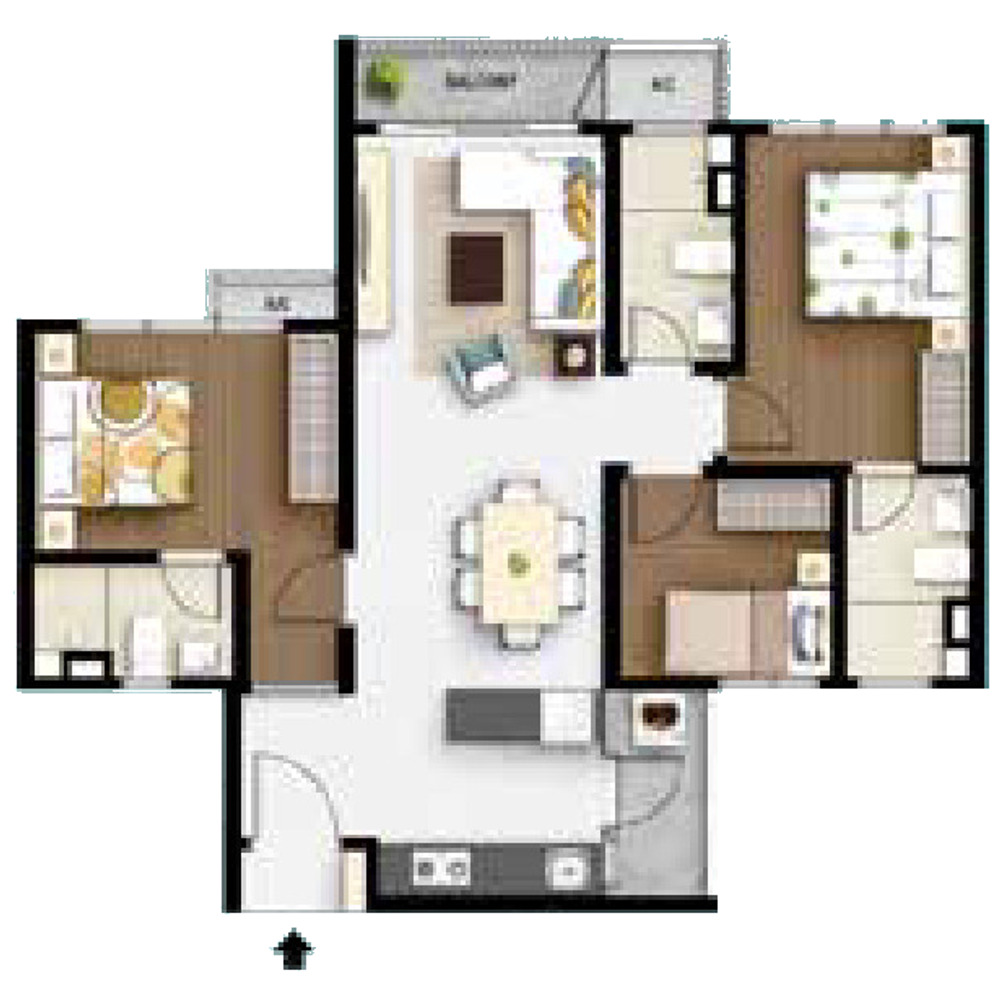 Type D floor plan