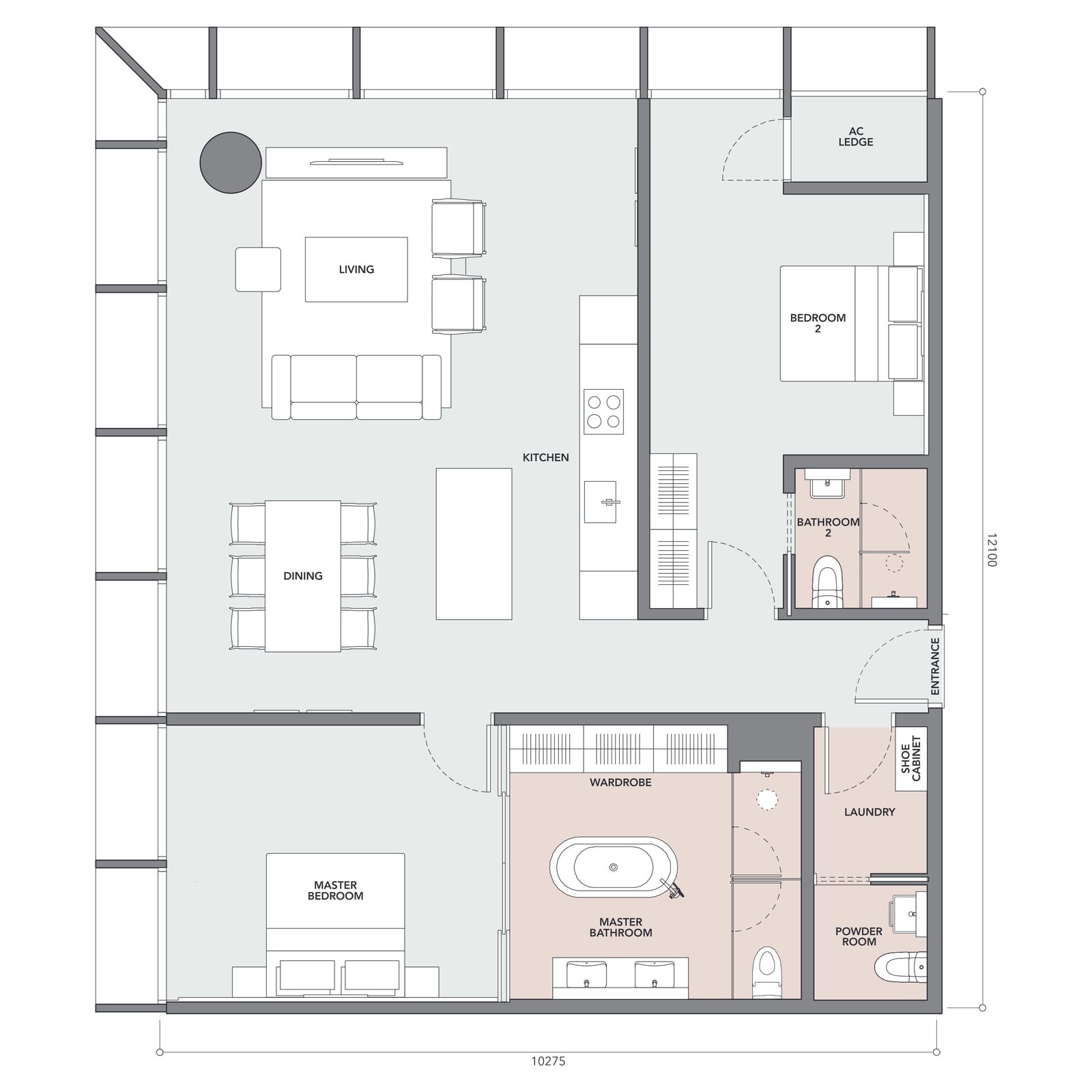 Type G floor plan