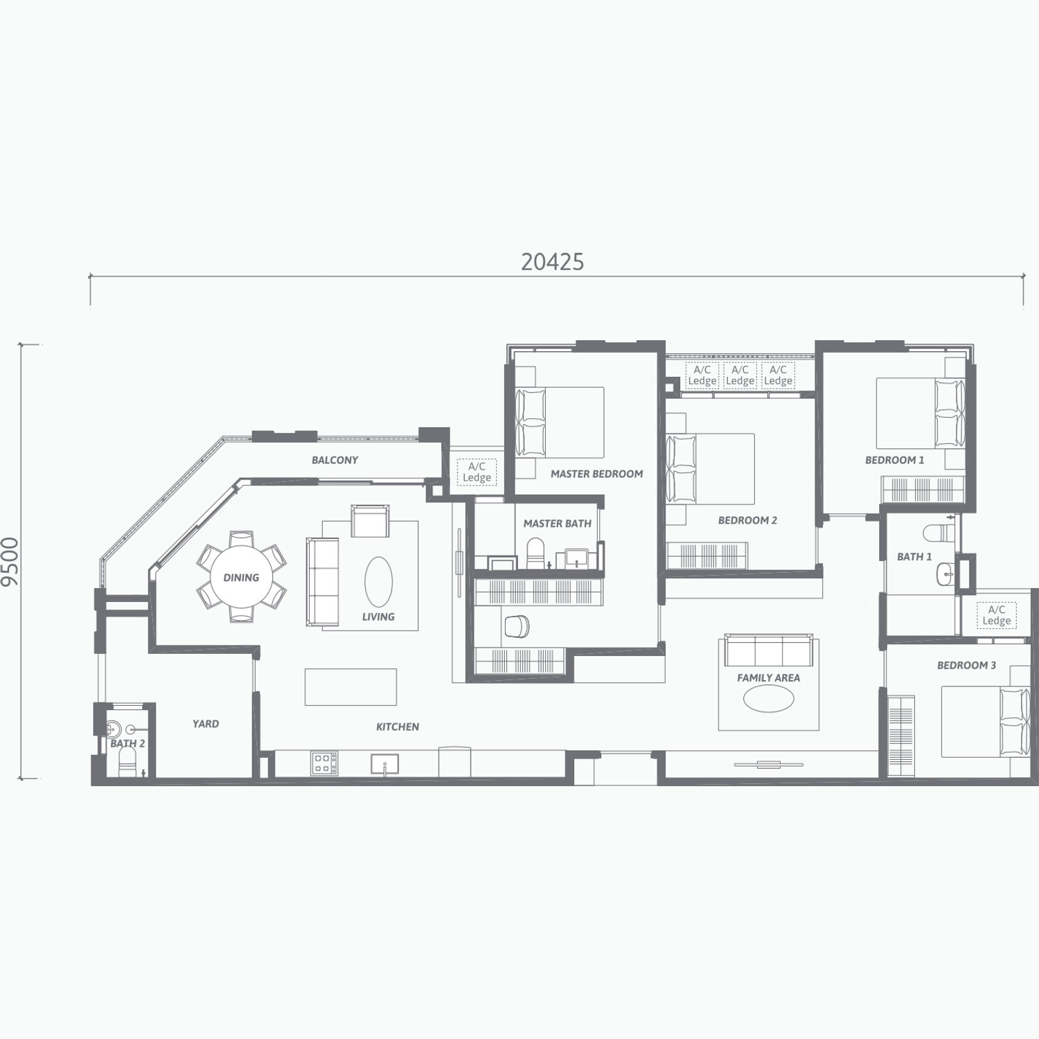 Type D floor plan