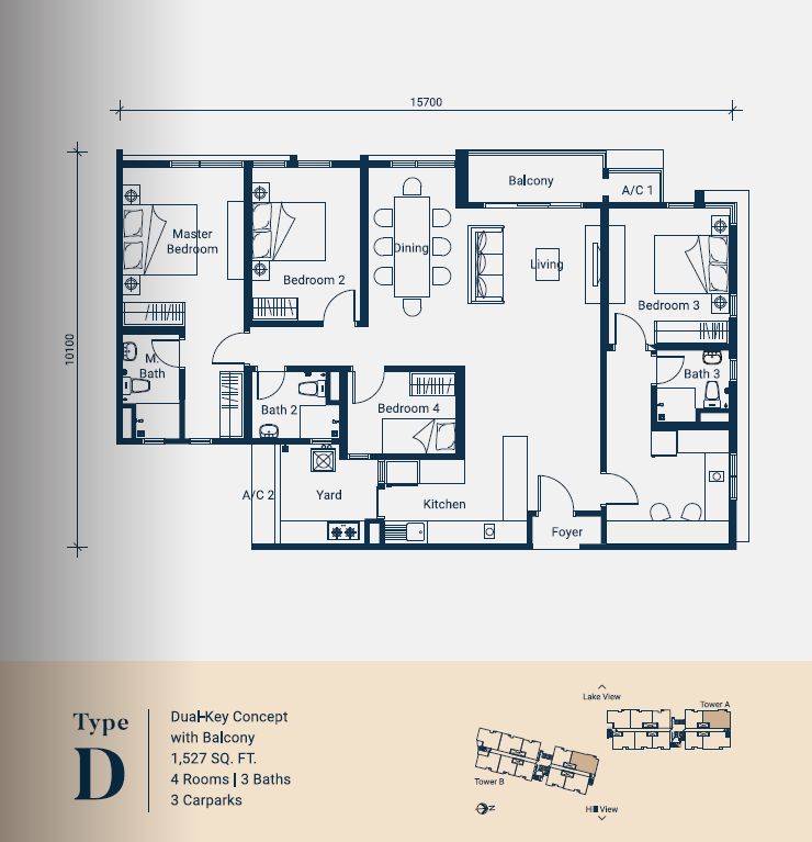 Type D floor plan