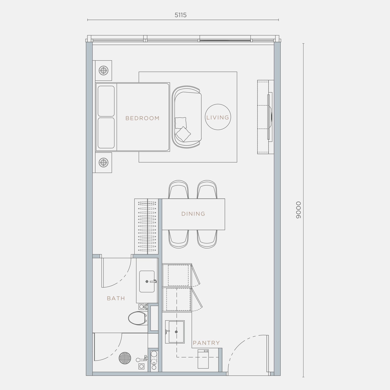 Type A2 floor plan