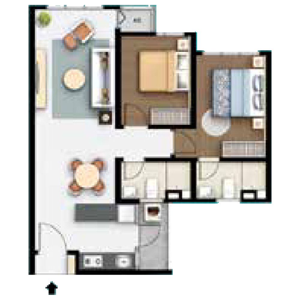 Type B floor plan