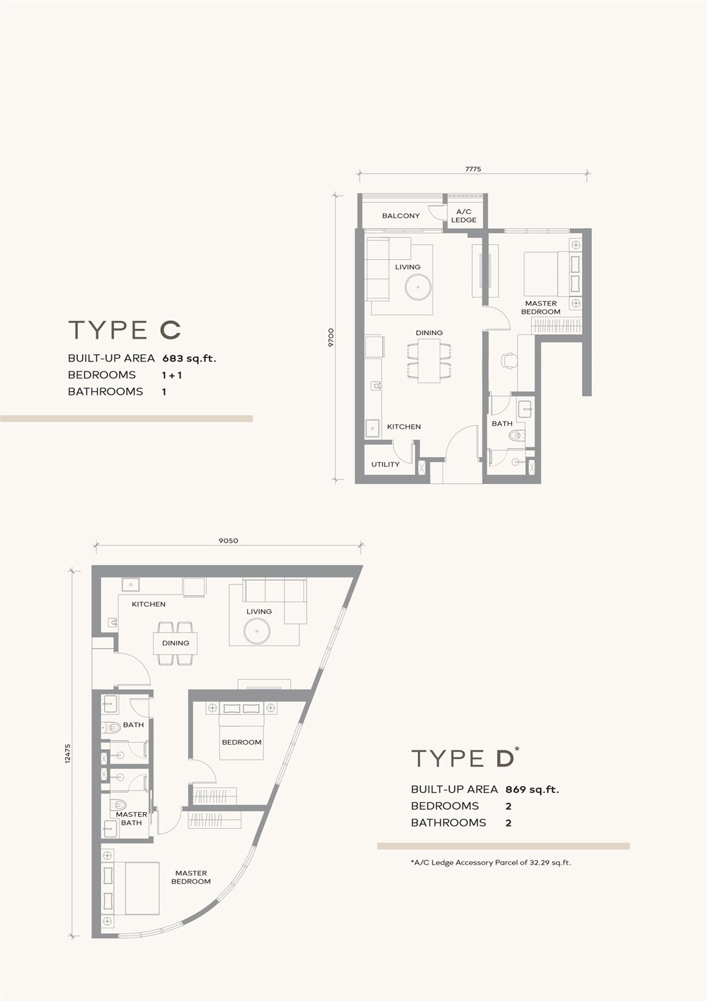 Type C floor plan