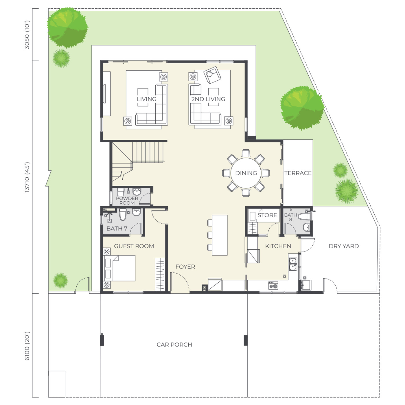 Type E floor plan