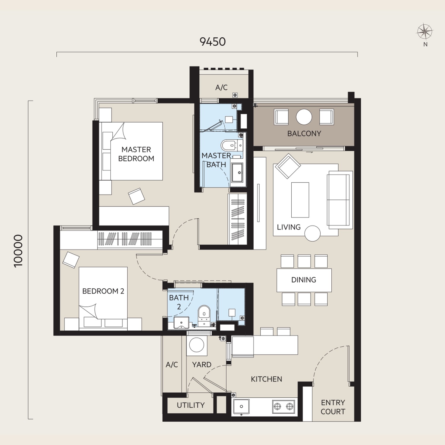 Type A floor plan