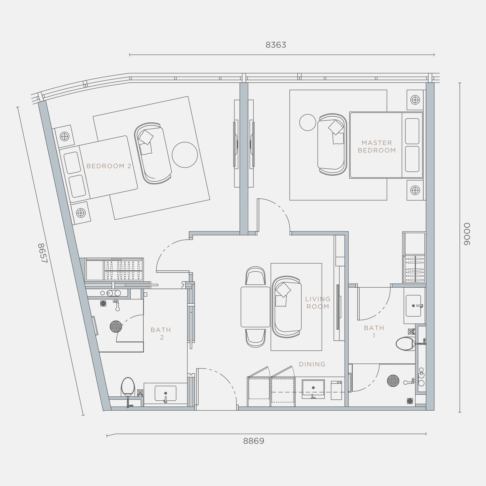 Type C2 floor plan