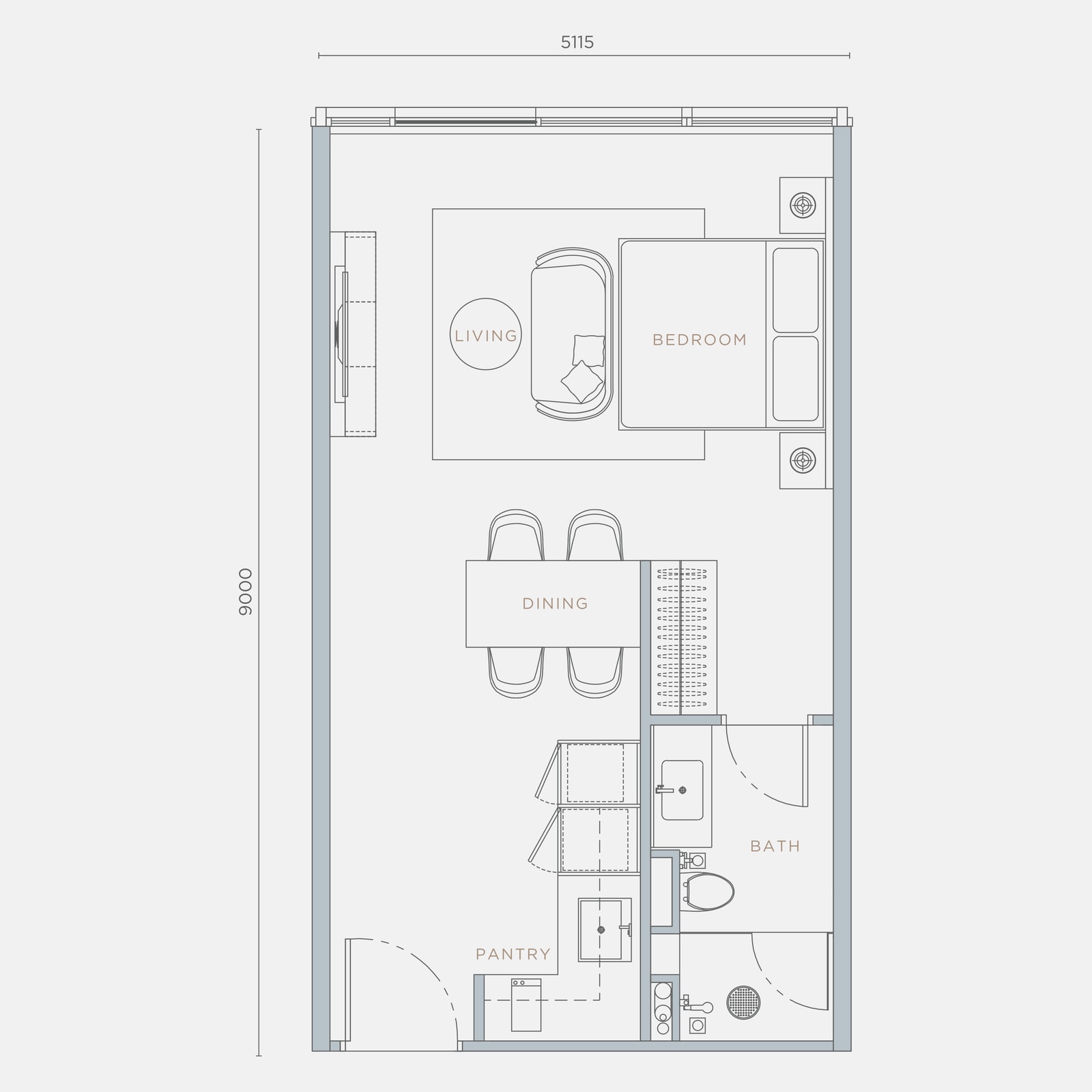 Type A1 floor plan