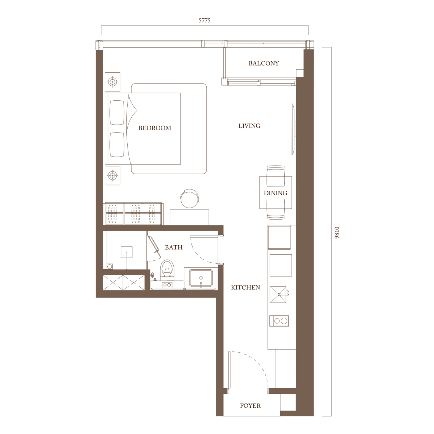 Type A floor plan