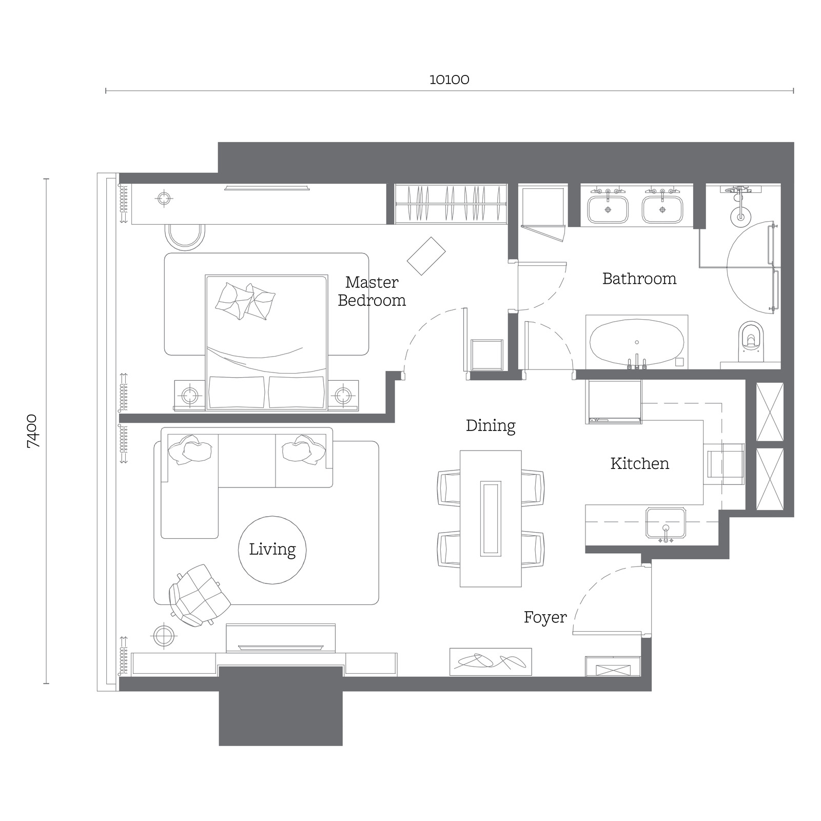 Type B3 floor plan