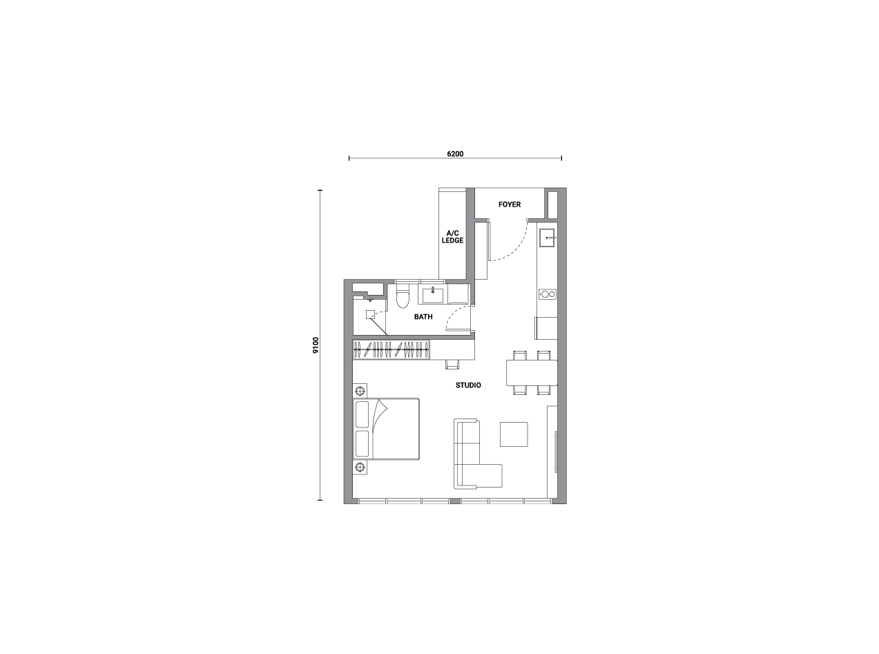 Type A floor plan
