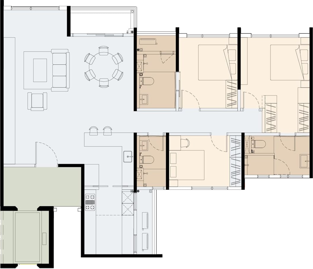 Type B2 (M) floor plan