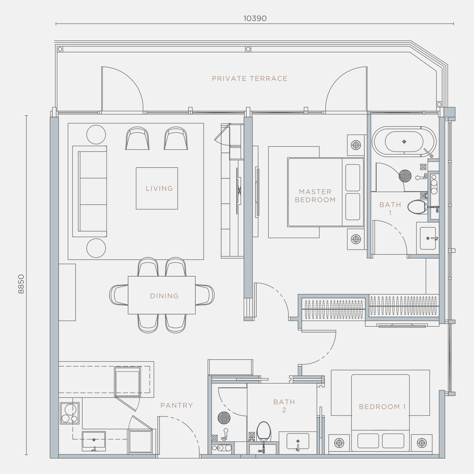 Type C4-T floor plan